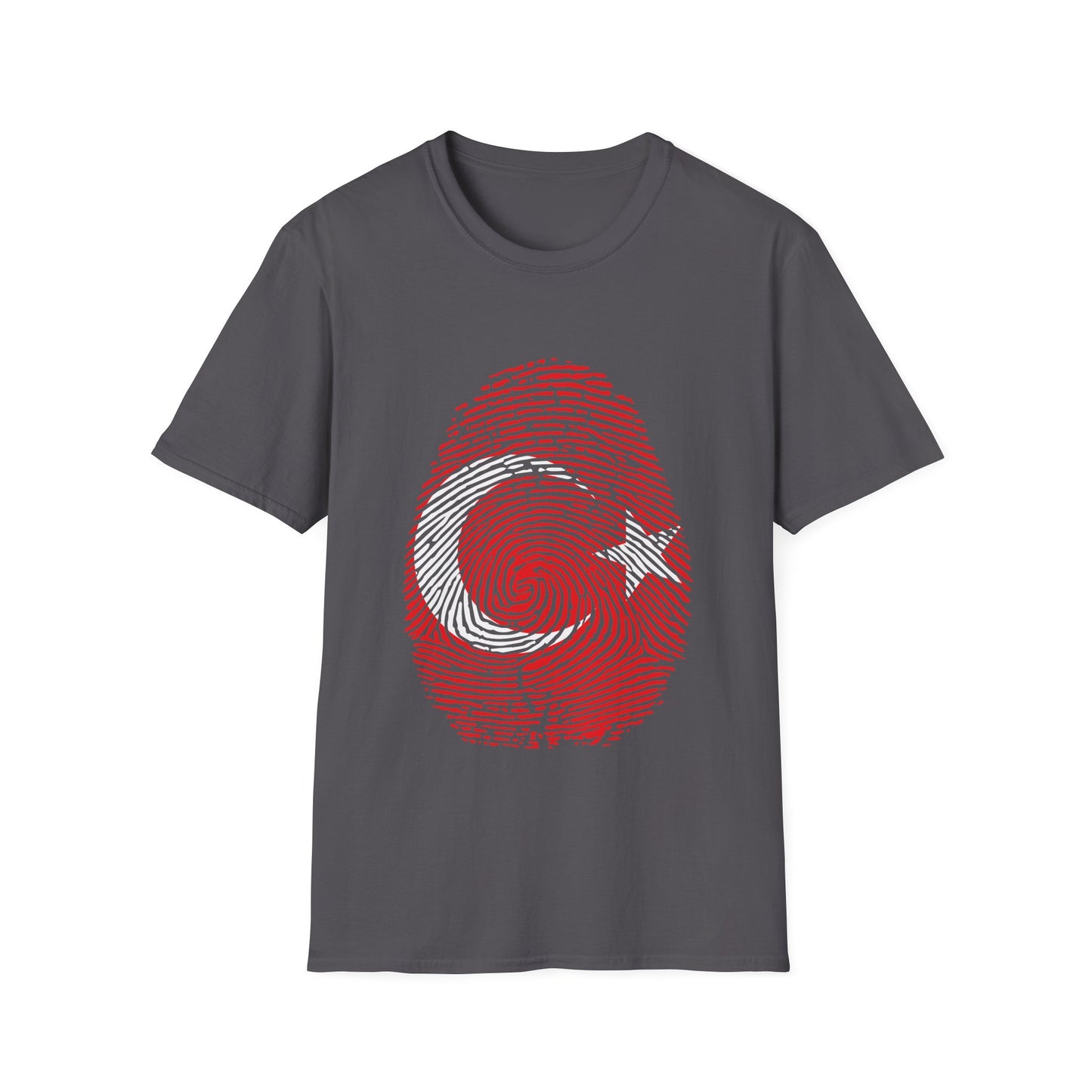 TURKIYE Fingerprint flag Soccer World Cup Fan T-Shirt (WOMEN)