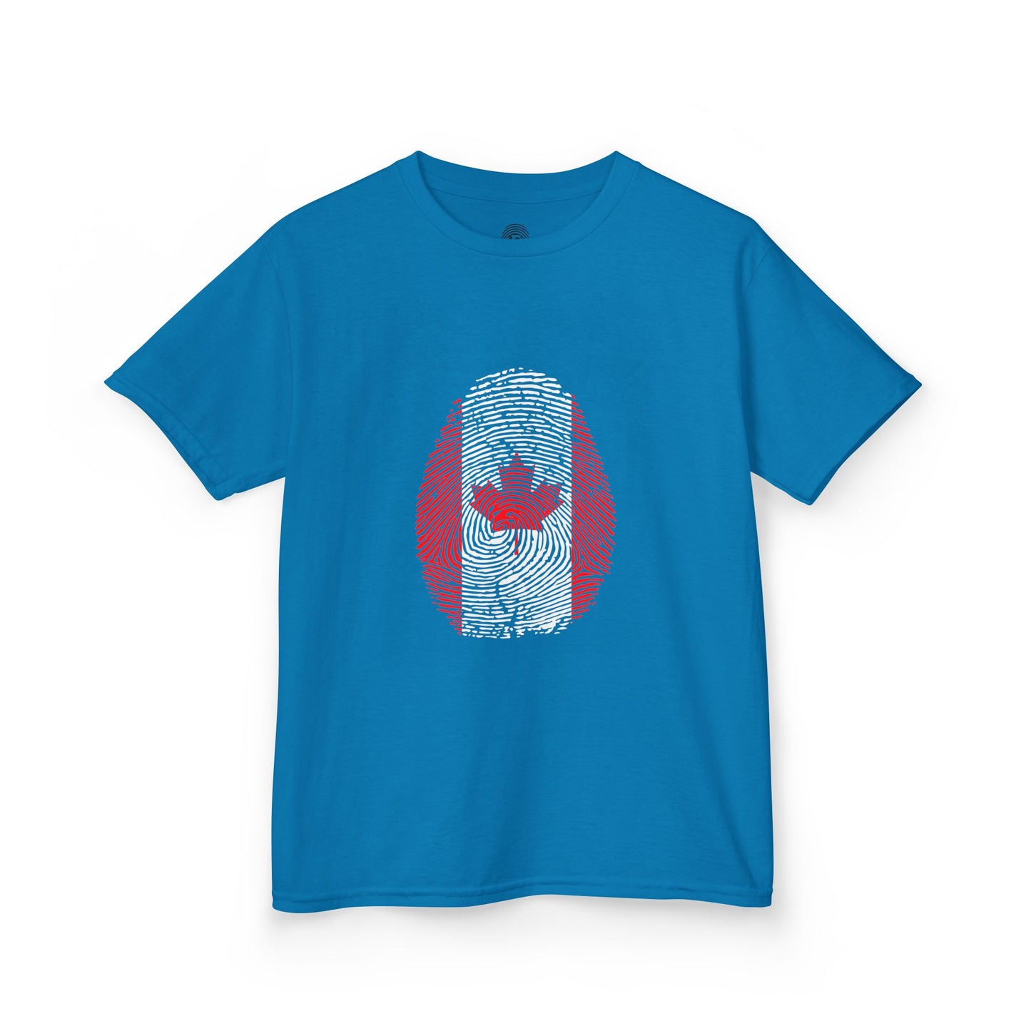 CANADA Fingerprint flag Soccer World Cup Fan T-Shirt (KIDS - UNISEX)