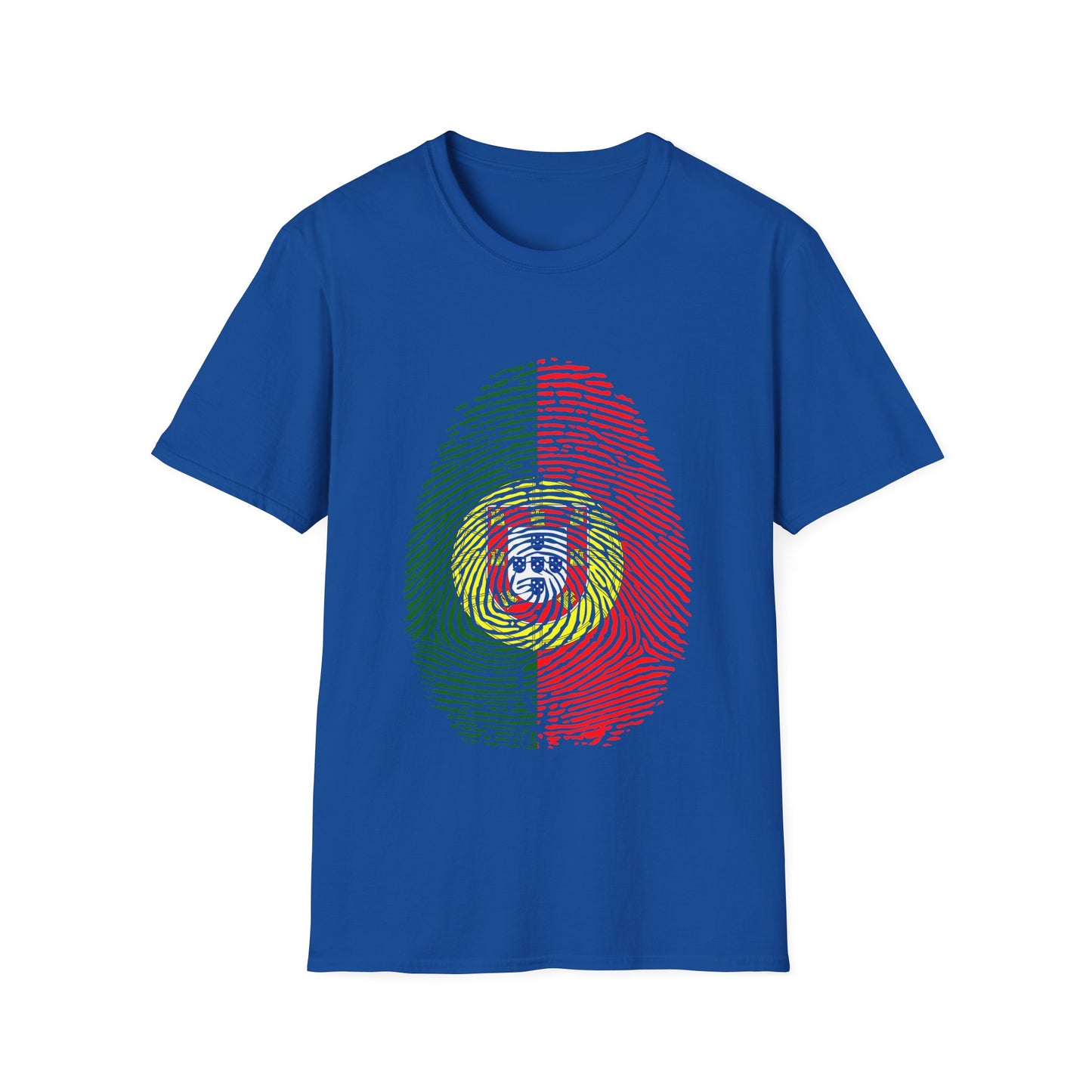 PORTUGAL Fingerprint flag Soccer World Cup Fan T-Shirt (WOMEN)