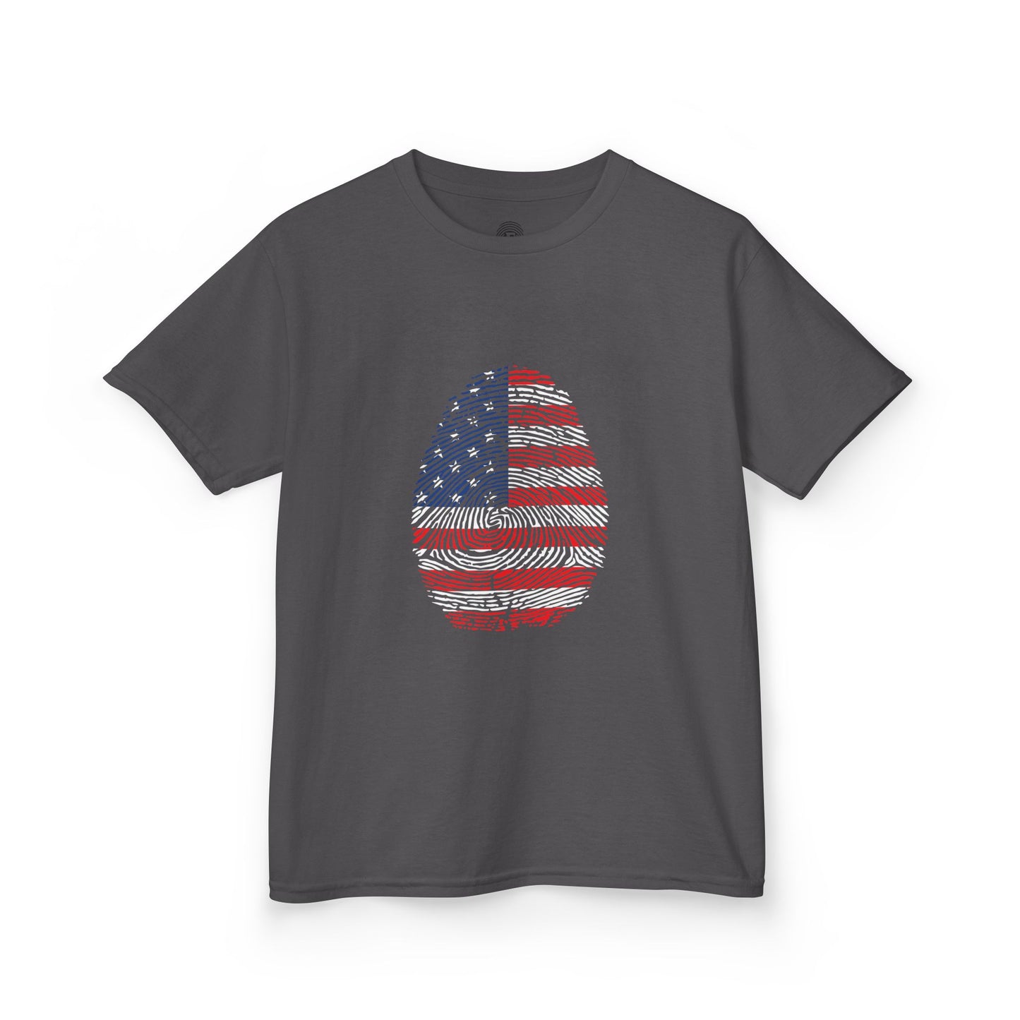 USA Fingerprint flag Soccer World Cup Fan T-Shirt (KIDS - UNISEX)