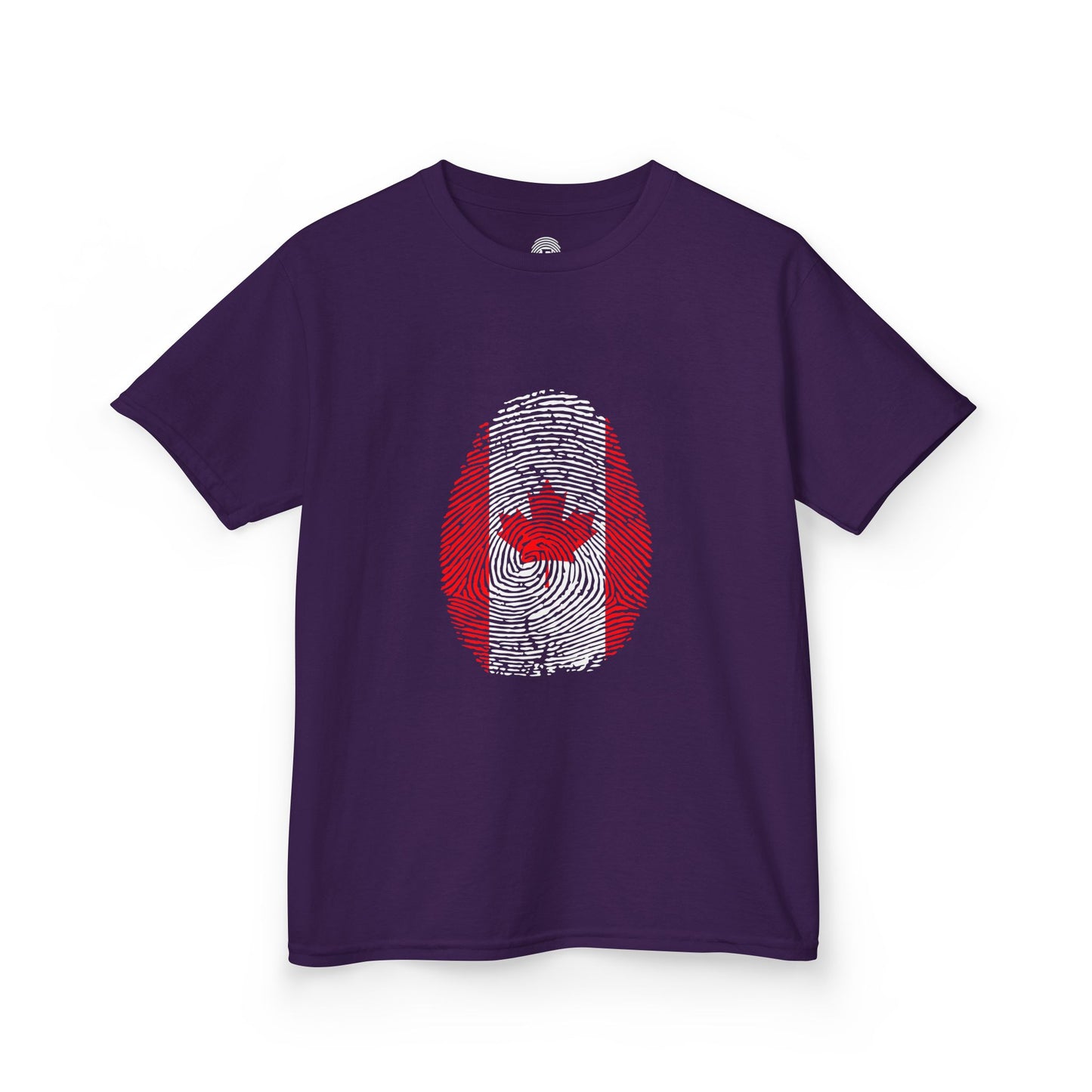 CANADA Fingerprint flag Soccer World Cup Fan T-Shirt (KIDS - UNISEX)