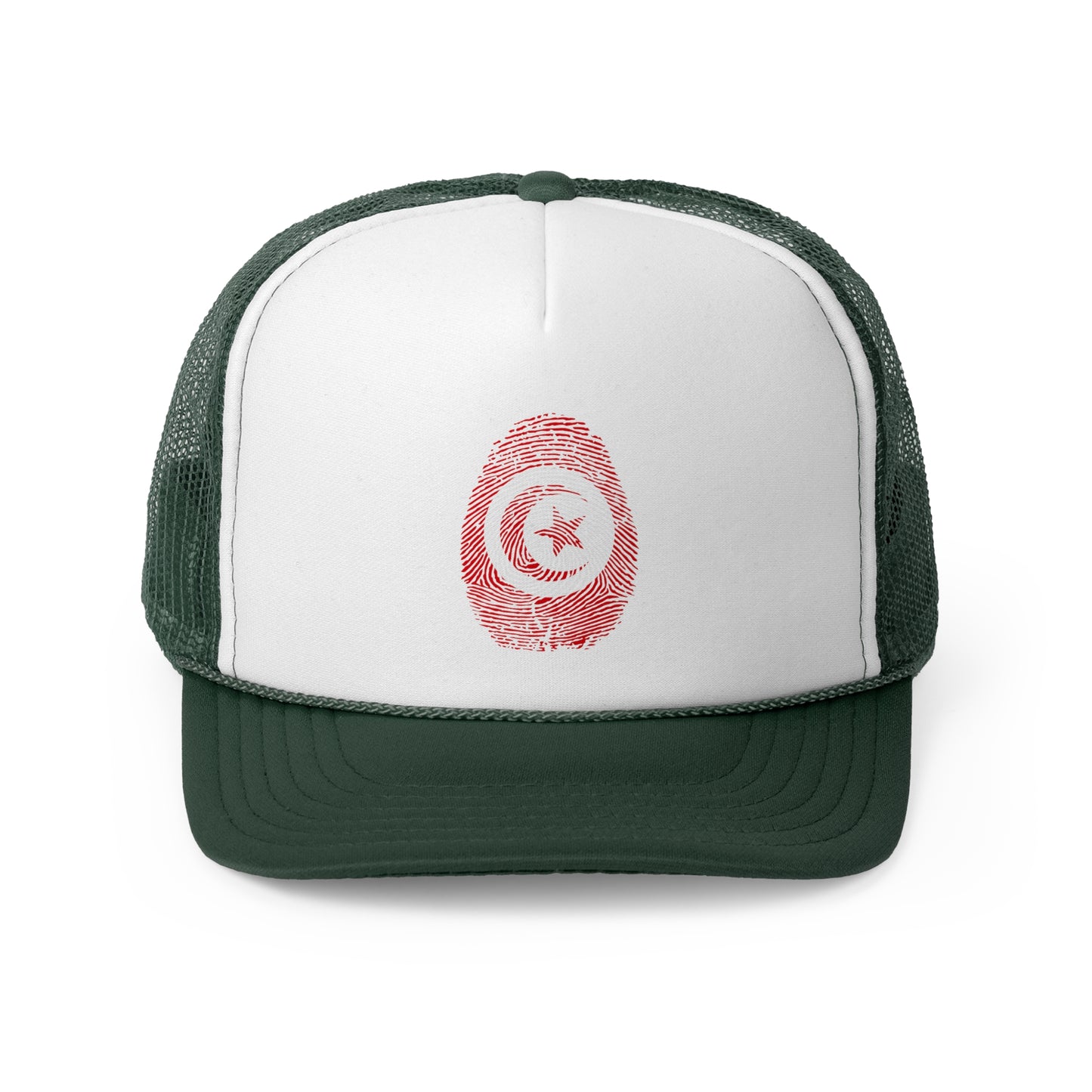 TUNISIA Fingerprint flag Soccer World Cup Fan Hat (UNISEX)