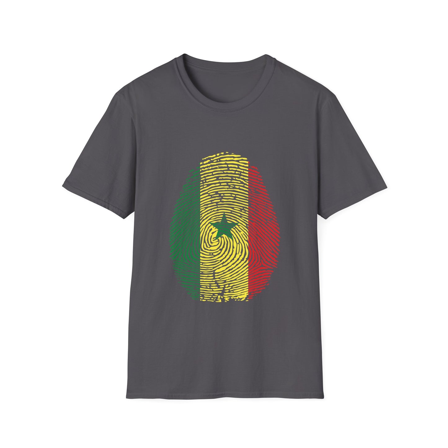 SENEGAL Fingerprint flag Soccer World Cup Fan T-Shirt (WOMEN)