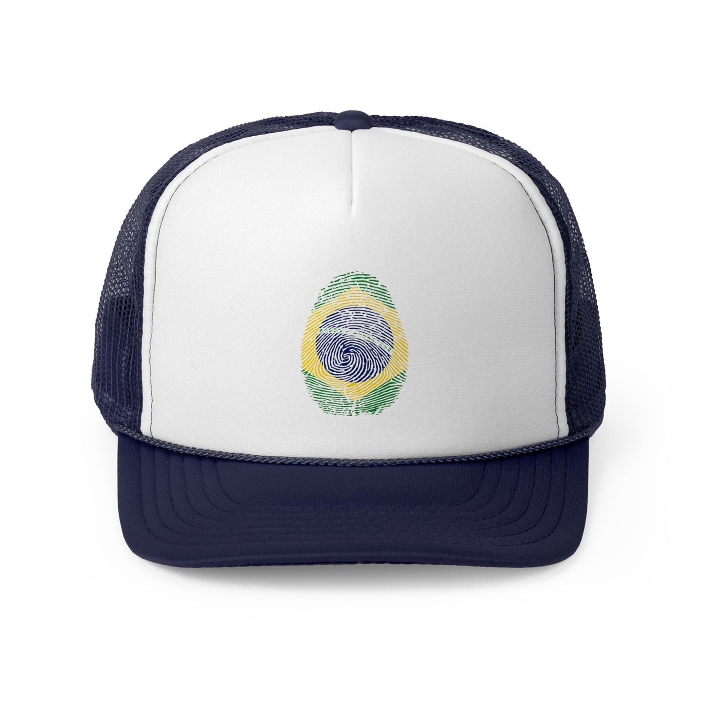 BRAZIL Fingerprint flag Soccer World Cup Fan Hat (UNISEX)