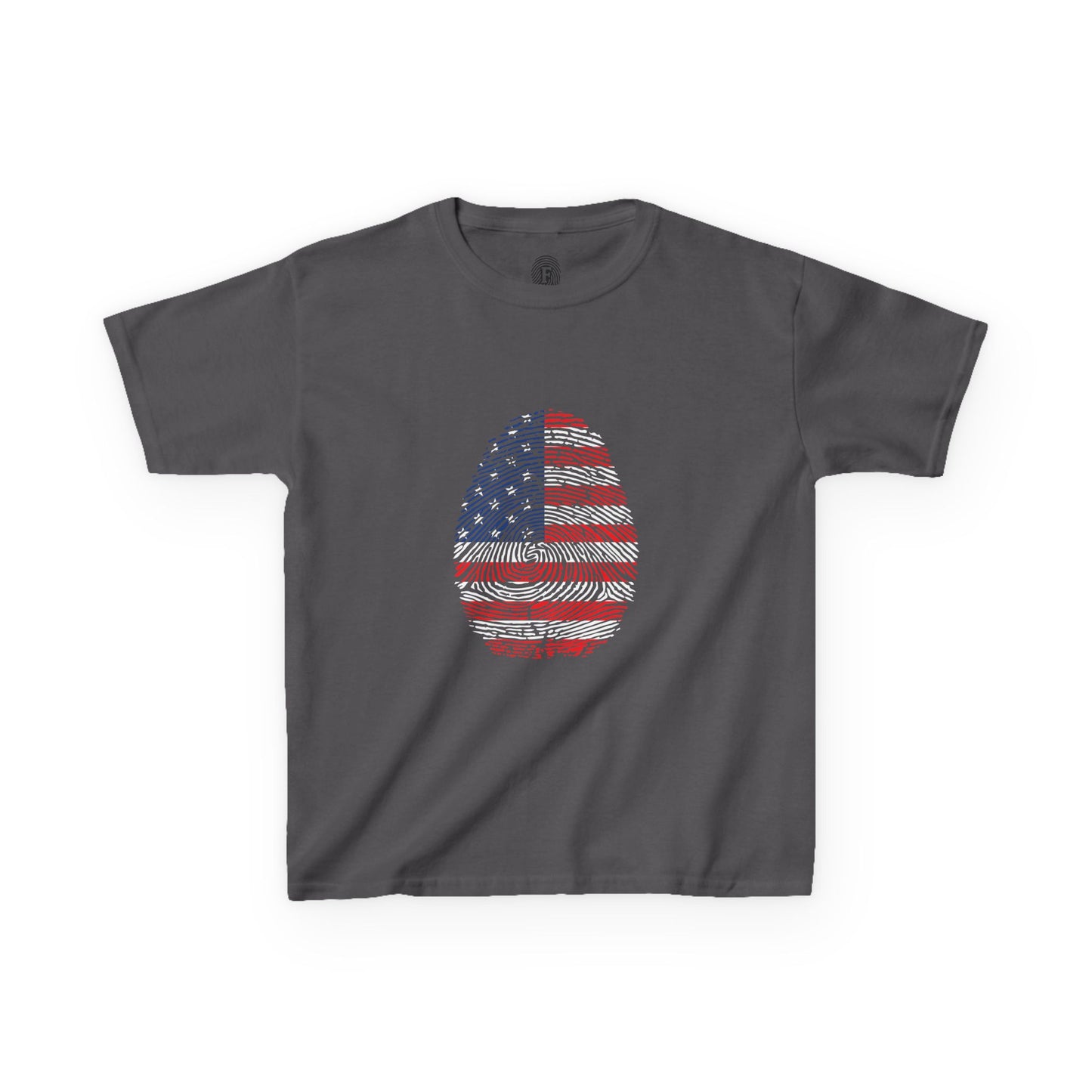 USA Fingerprint flag Soccer World Cup Fan T-Shirt (KIDS - UNISEX)