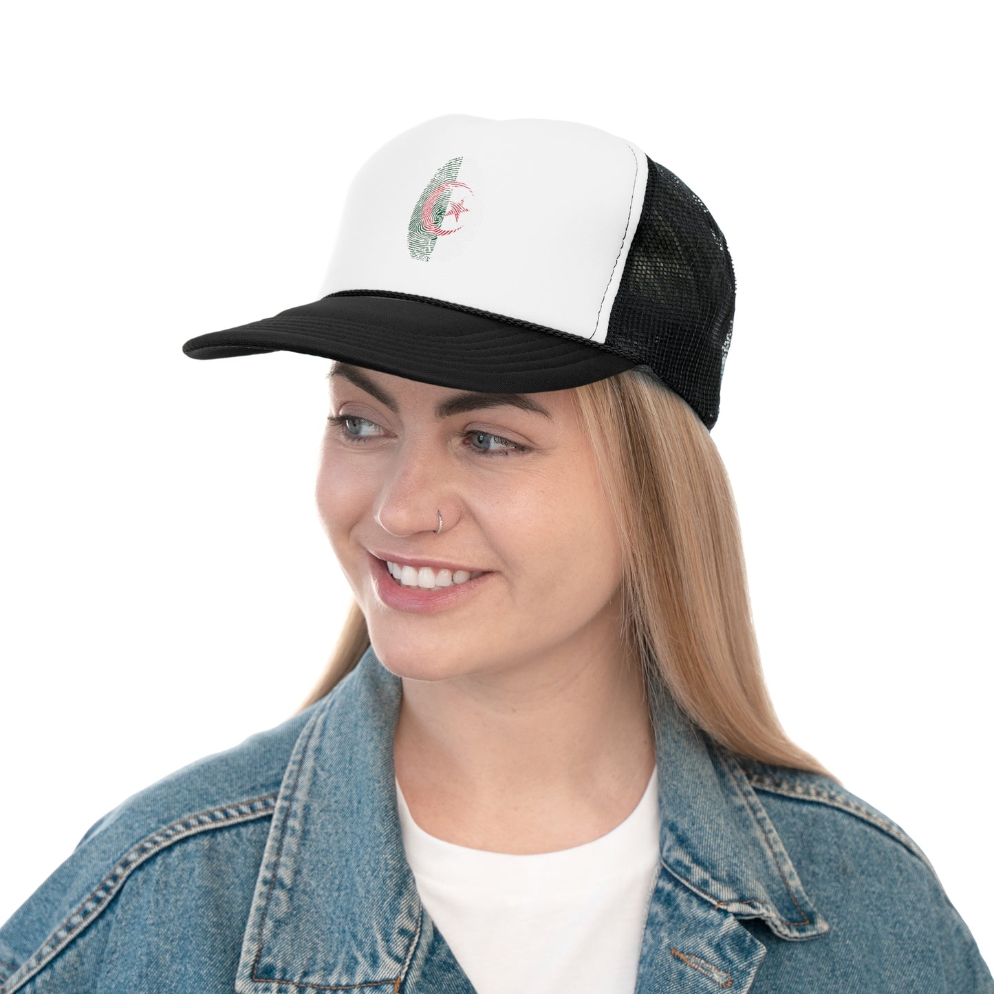 ALGERIA Fingerprint flag Soccer World Cup Fan Hat (UNISEX)