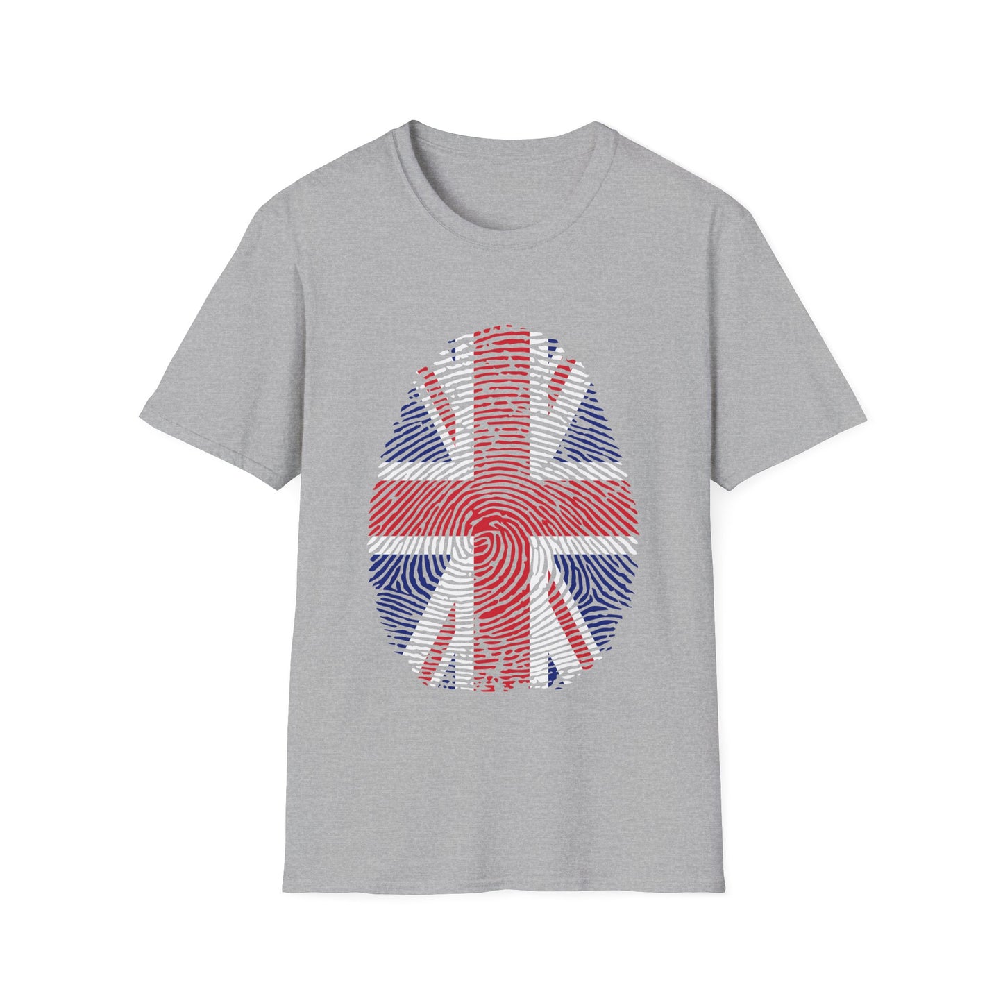 UK Fingerprint flag Soccer World Cup Fan T-Shirt (WOMEN)