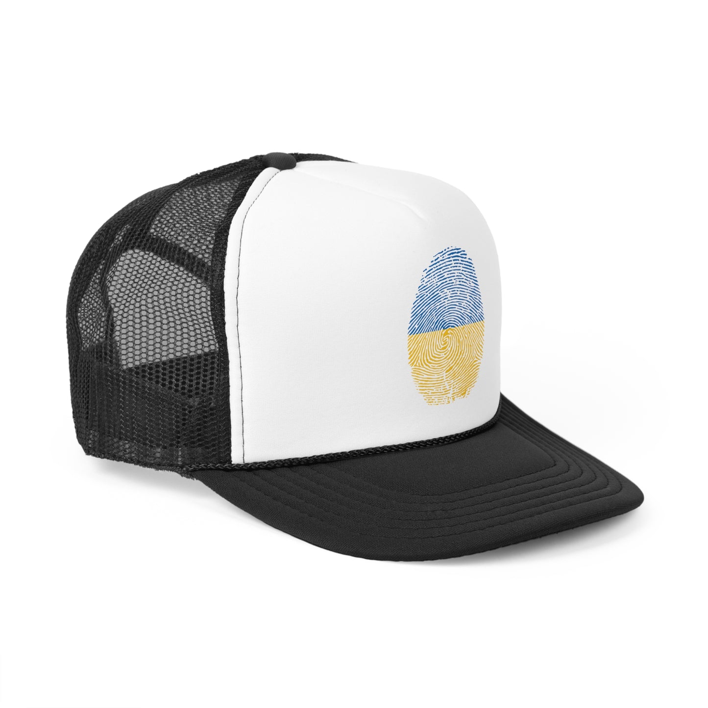 UKRAINE Fingerprint flag Soccer World Cup Fan Hat (UNISEX)