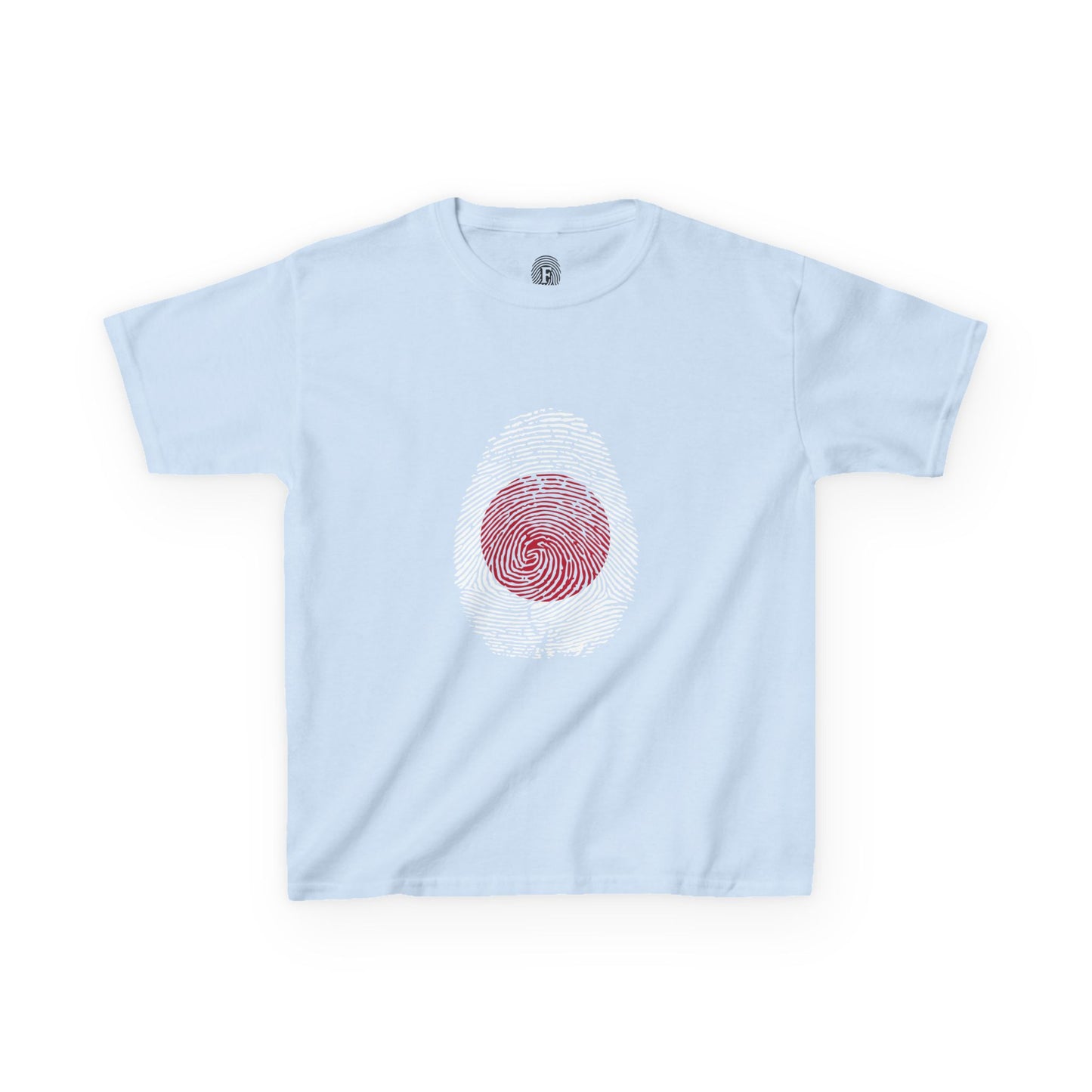 JAPAN Fingerprint flag Soccer World Cup Fan T-Shirt (KIDS - UNISEX)