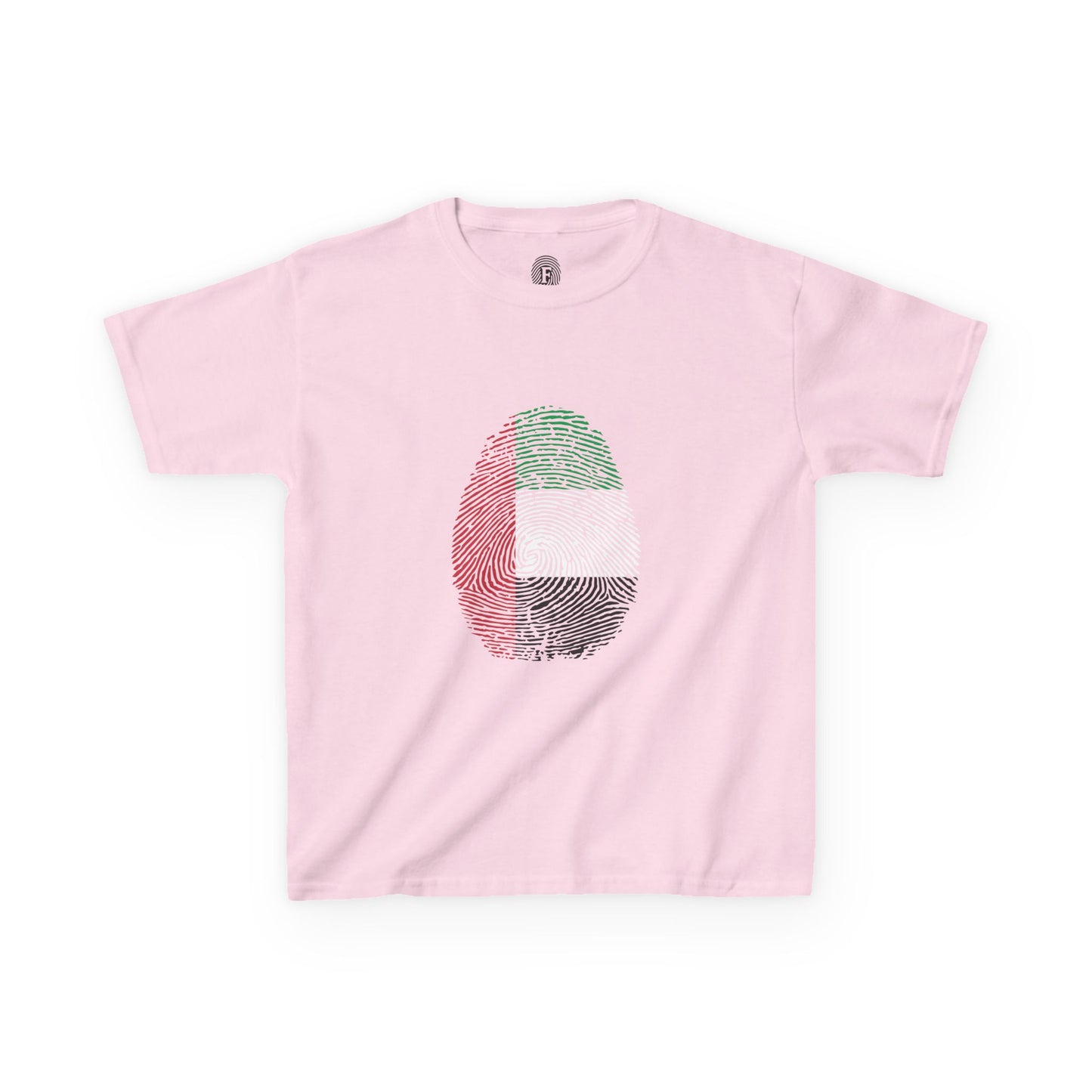 UAE Fingerprint flag Soccer World Cup Fan T-Shirt (KIDS - UNISEX)