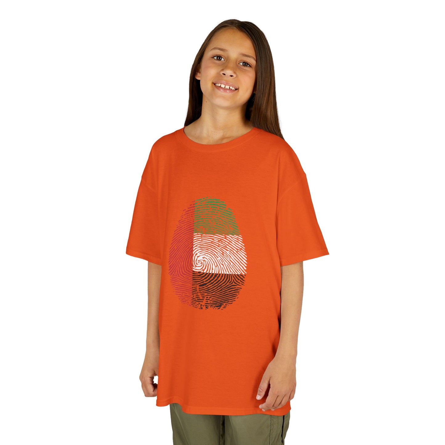 UAE Fingerprint flag Soccer World Cup Fan T-Shirt (KIDS - UNISEX)