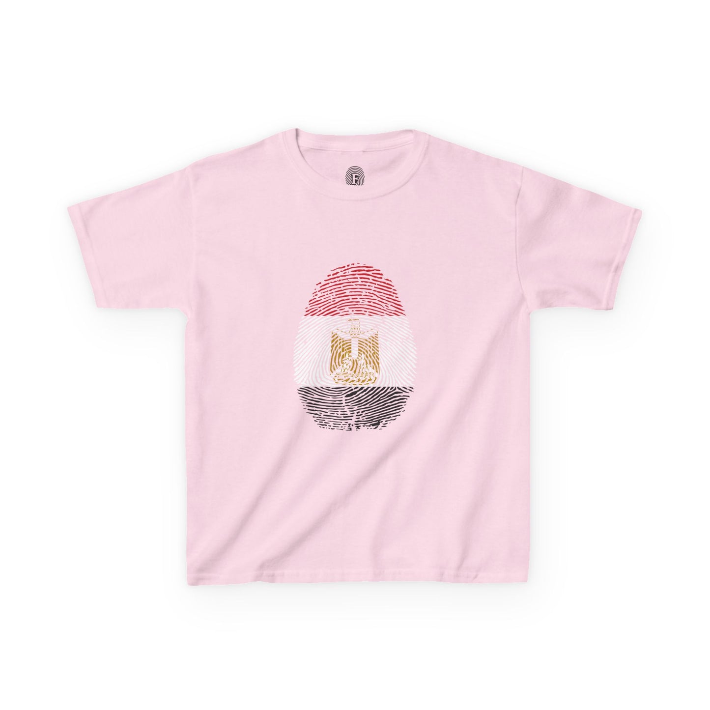 EGYPT Fingerprint flag Soccer World Cup Fan T-Shirt (KIDS - UNISEX)