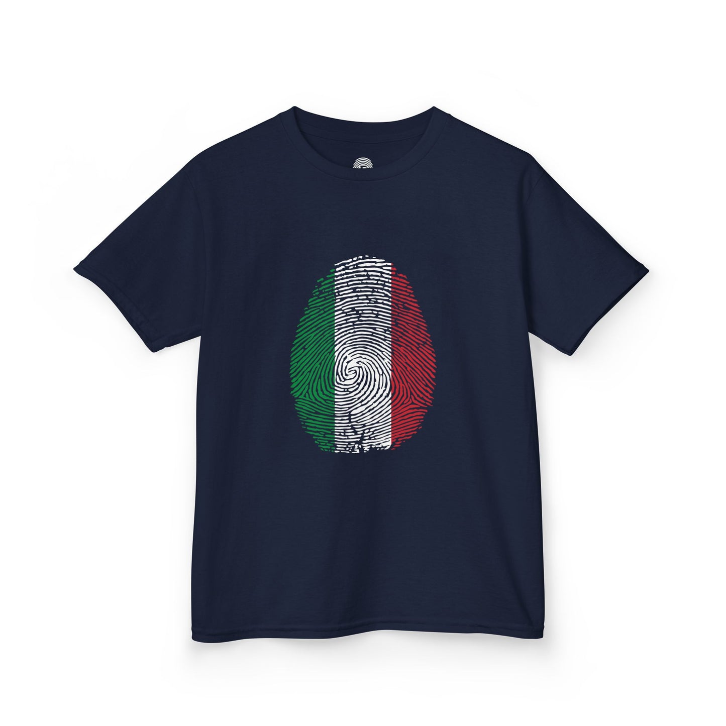 ITALY Fingerprint flag Soccer World Cup Fan T-Shirt (KIDS - UNISEX)