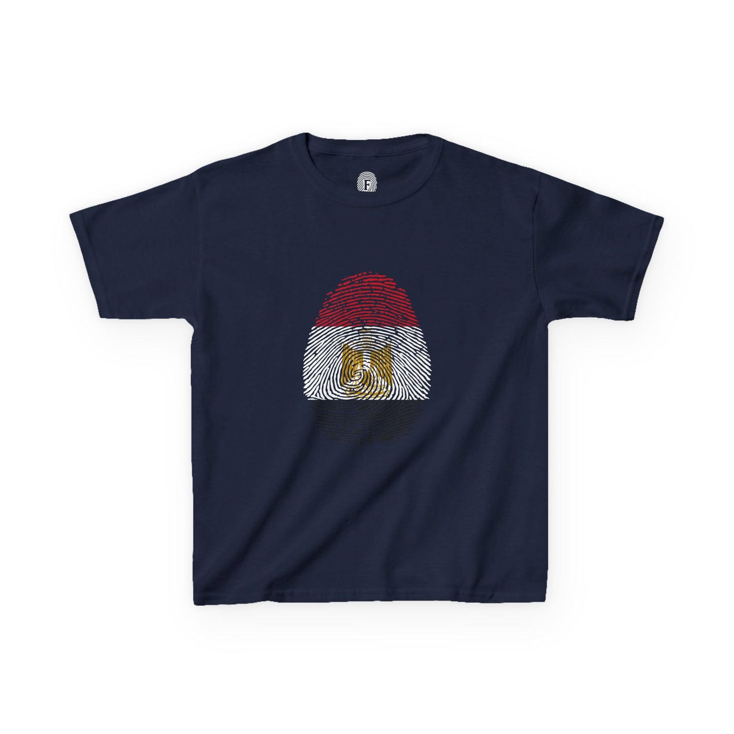 EGYPT Fingerprint flag Soccer World Cup Fan T-Shirt (KIDS - UNISEX)