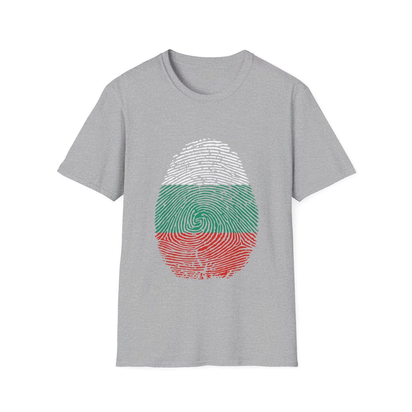 BULGARIA Fingerprint flag Soccer World Cup Fan T-Shirt (WOMEN)