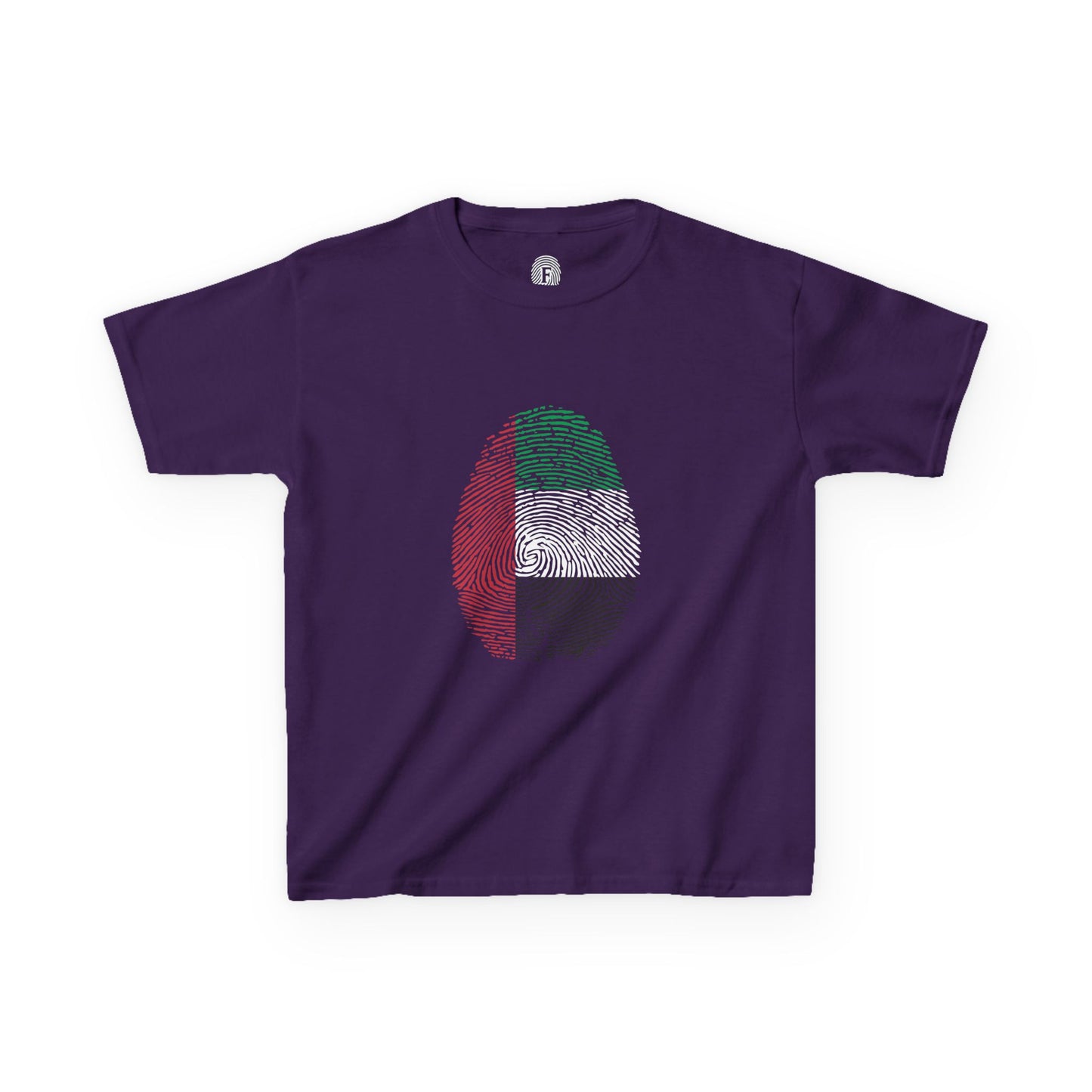 UAE Fingerprint flag Soccer World Cup Fan T-Shirt (KIDS - UNISEX)