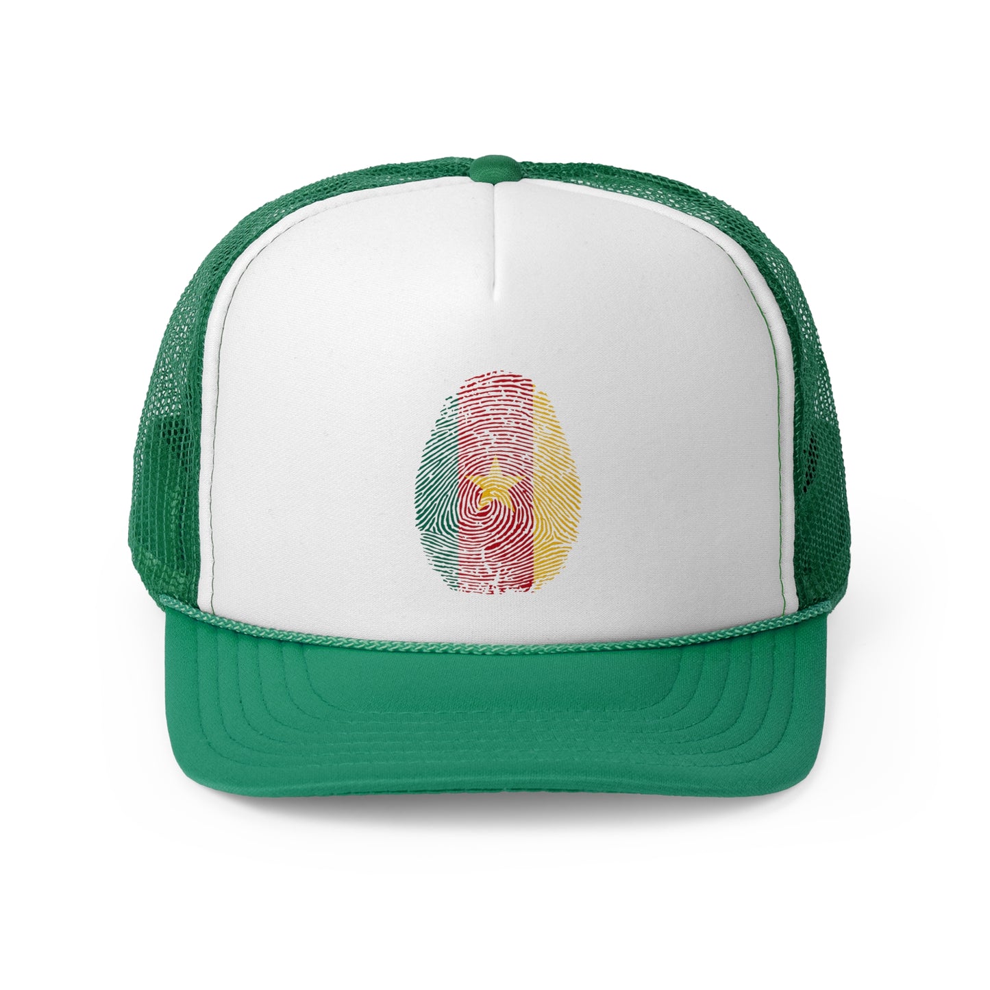 CAMEROON Fingerprint flag Soccer World Cup Fan Hat (UNISEX)