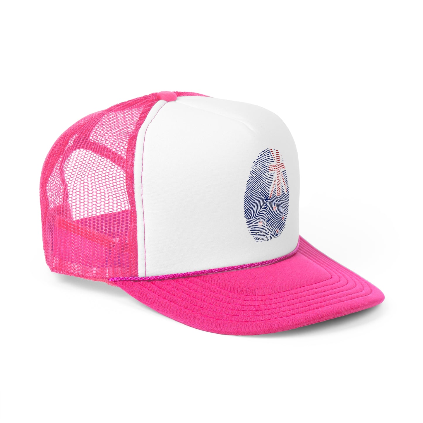 NEW ZEALAND Fingerprint flag Soccer World Cup Fan Hat (UNISEX)