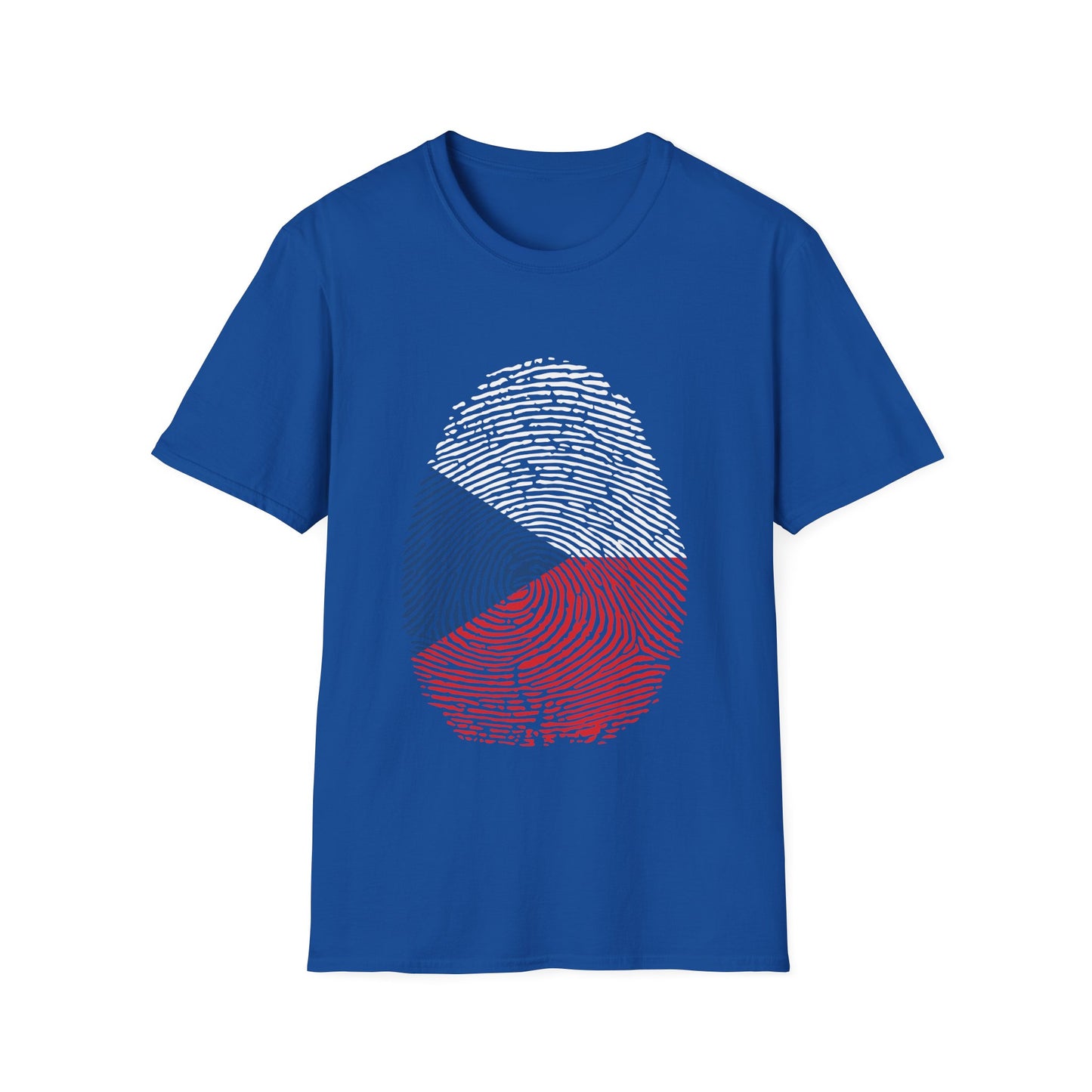 CZECHIA Fingerprint flag Soccer World Cup Fan T-Shirt (WOMEN)