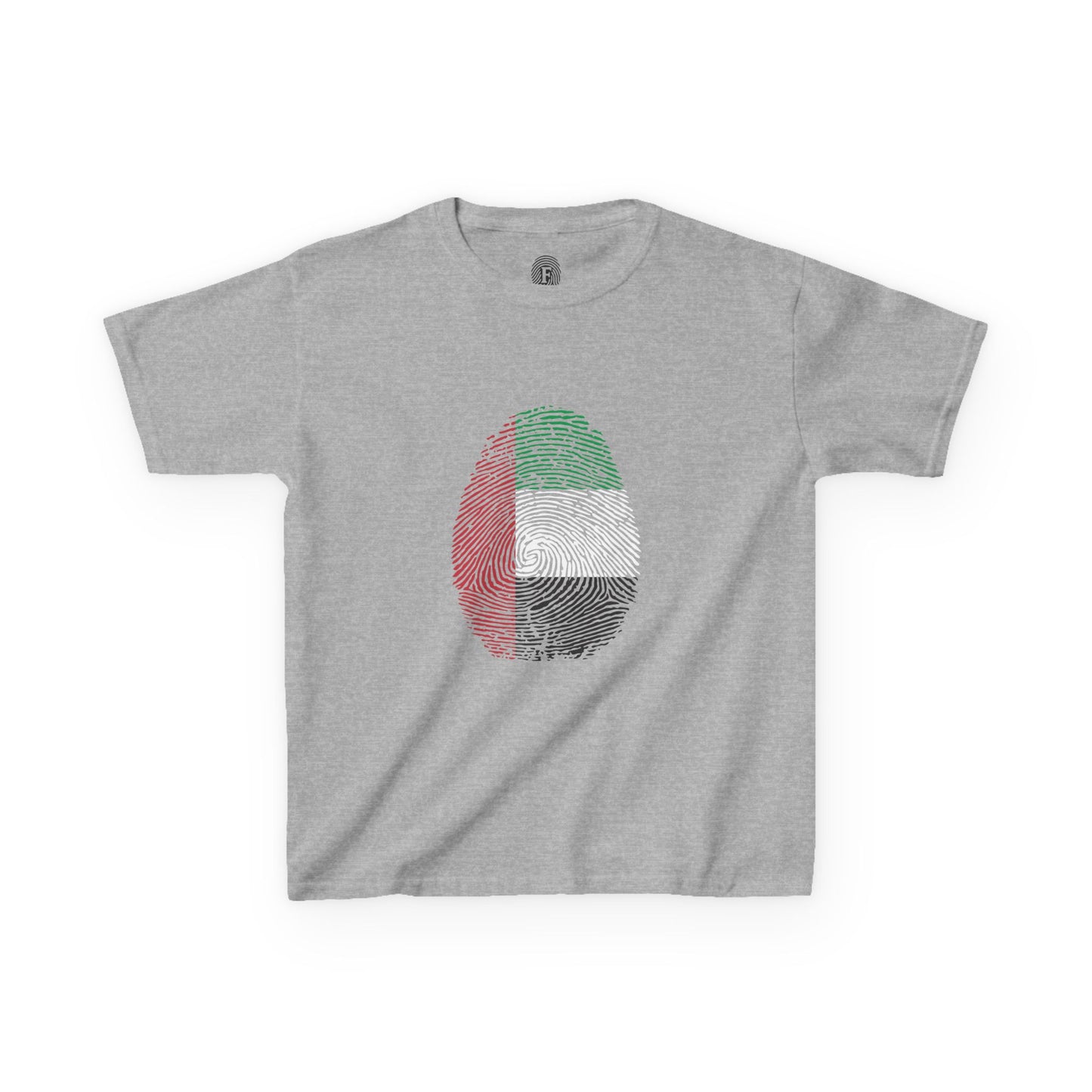 UAE Fingerprint flag Soccer World Cup Fan T-Shirt (KIDS - UNISEX)