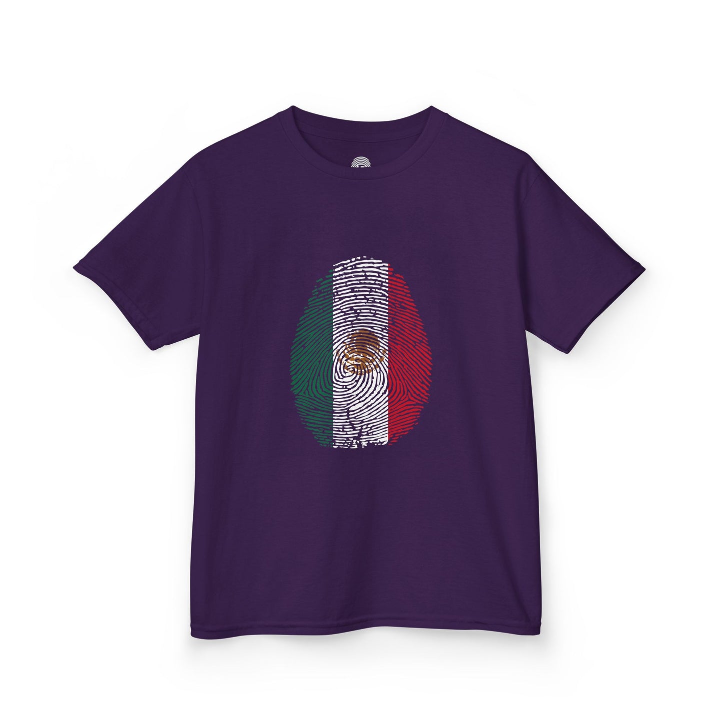 MEXICO Fingerprint flag Soccer World Cup Fan T-Shirt (KIDS - UNISEX)