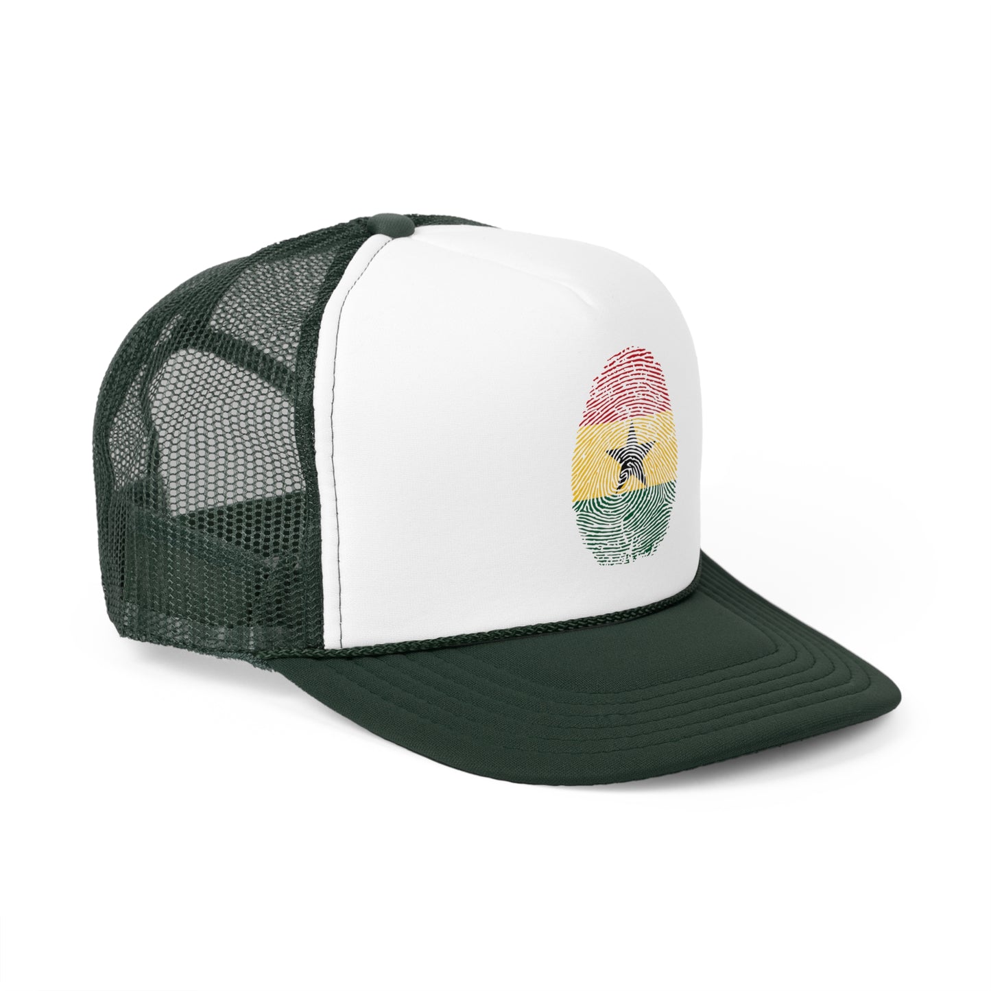 GHANA Fingerprint flag Soccer World Cup Fan Hat (UNISEX)