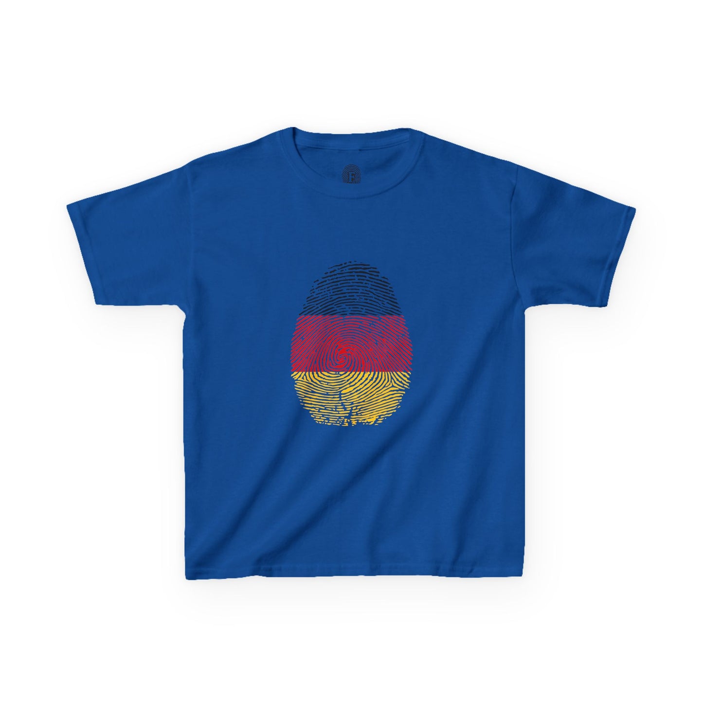 GERMANY Fingerprint flag Soccer World Cup Fan T-Shirt (KIDS - UNISEX)
