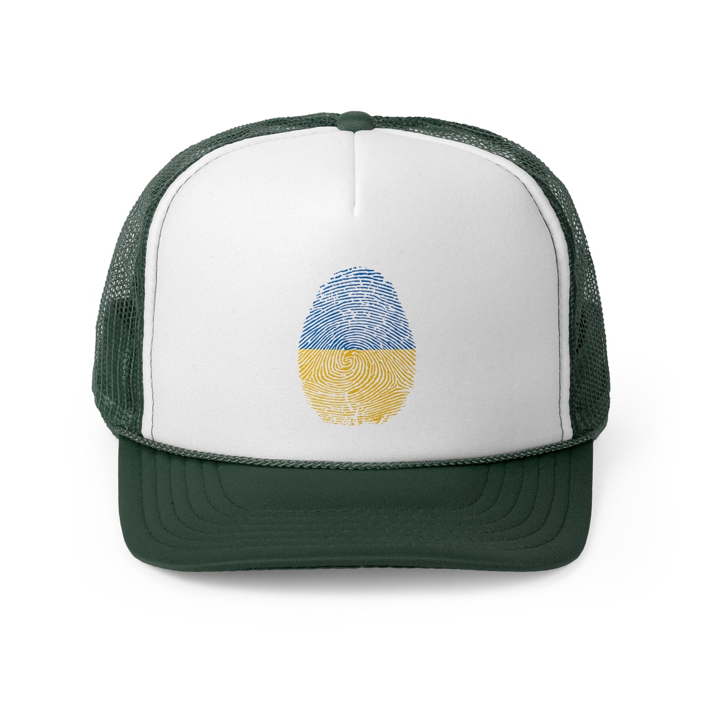 UKRAINE Fingerprint flag Soccer World Cup Fan Hat (UNISEX)