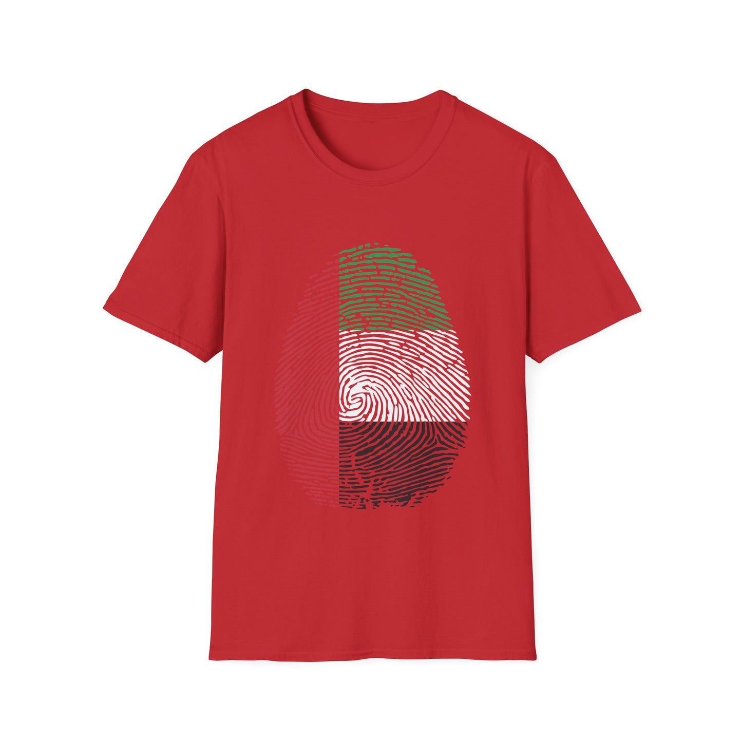 UAE Fingerprint flag Soccer World Cup Fan T-Shirt (WOMEN)