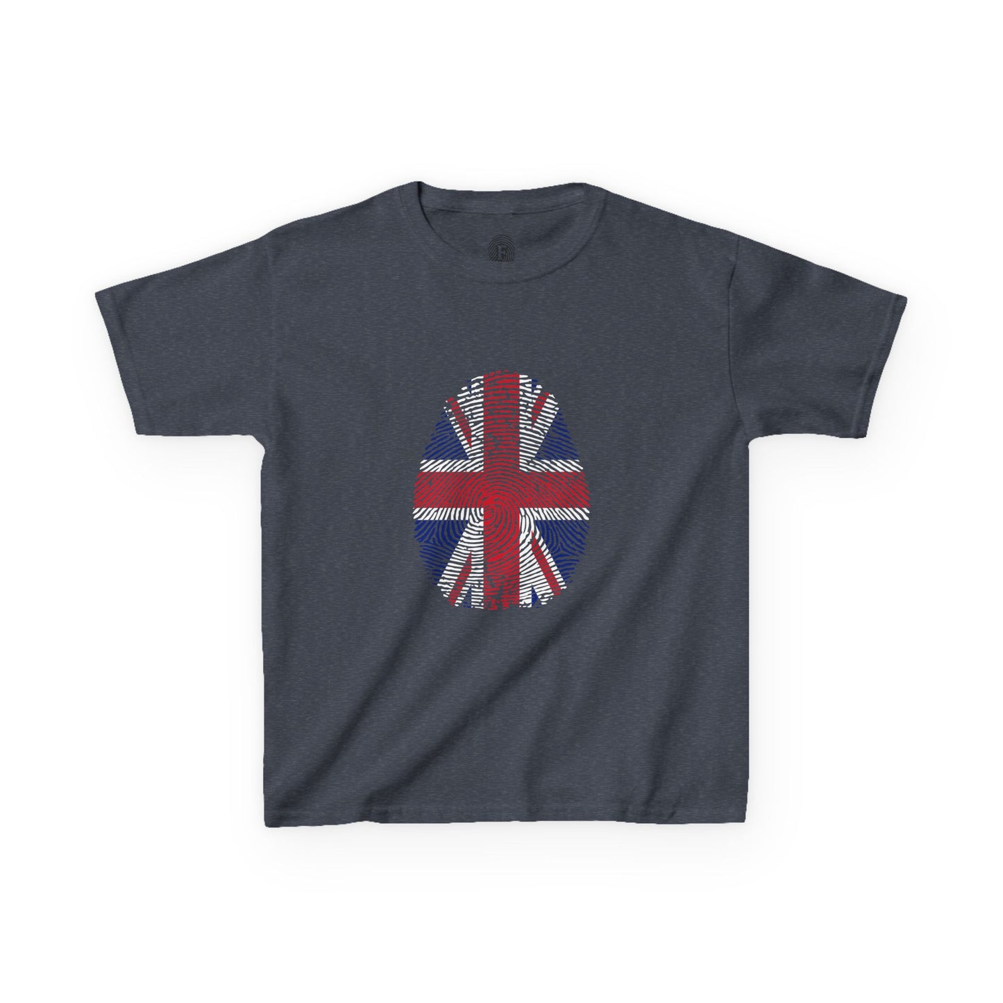 UK Fingerprint flag Soccer World Cup Fan T-Shirt (KIDS - UNISEX)