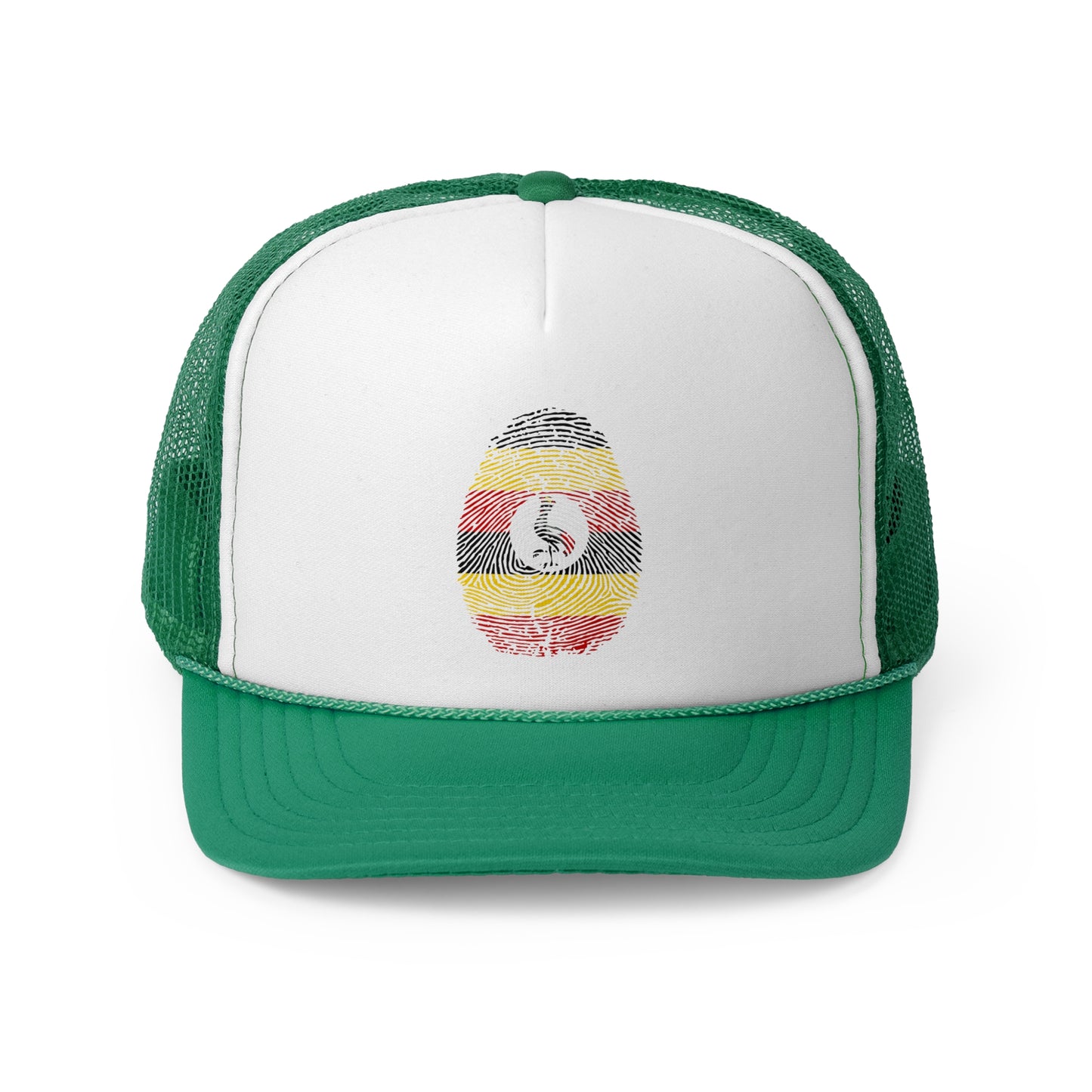 UGANDA Fingerprint flag Soccer World Cup Fan Hat (UNISEX)