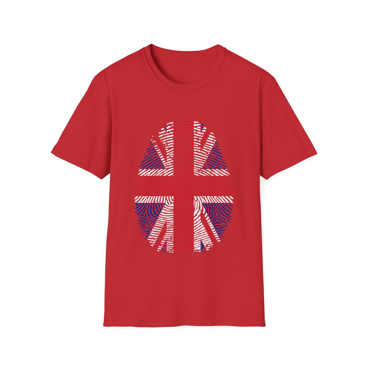 UK Fingerprint flag Soccer World Cup Fan T-Shirt (WOMEN)