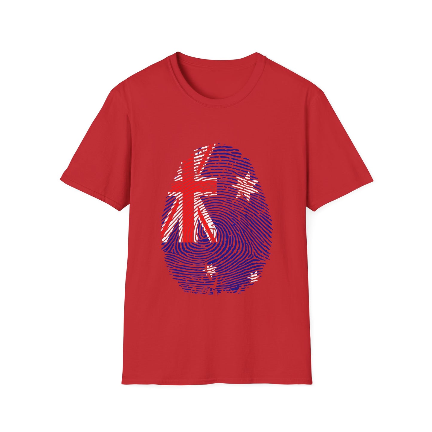 AUSTRALIA Fingerprint flag Soccer World Cup Fan T-Shirt (WOMEN)