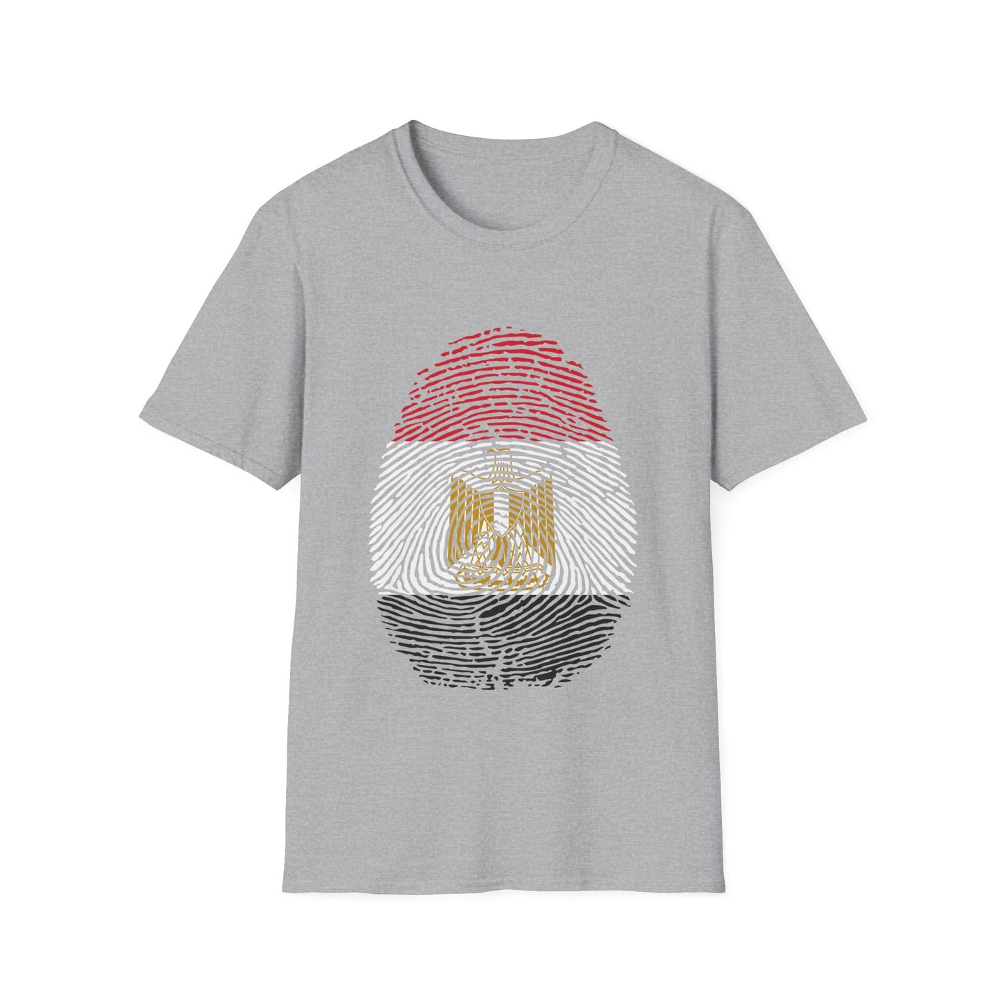 EGYPT Fingerprint flag Soccer World Cup Fan T-Shirt (MEN)