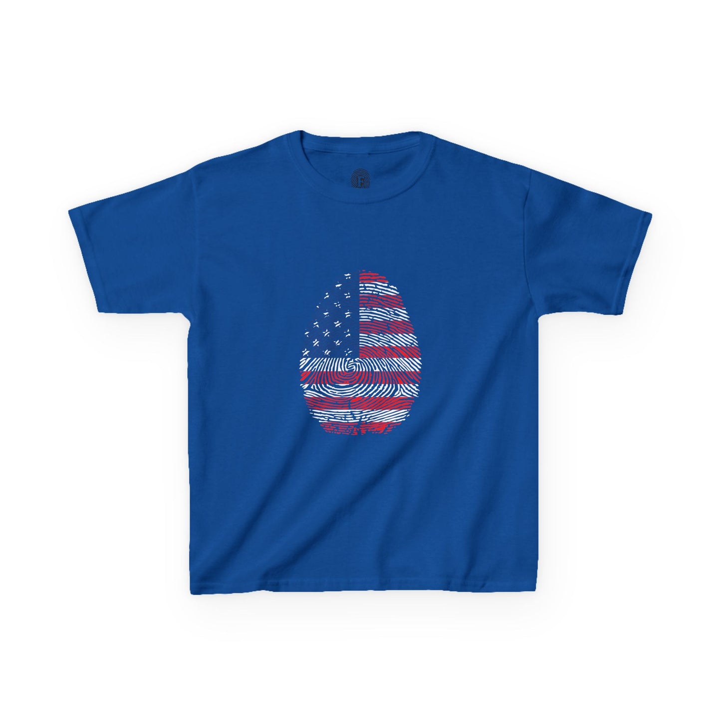 USA Fingerprint flag Soccer World Cup Fan T-Shirt (KIDS - UNISEX)