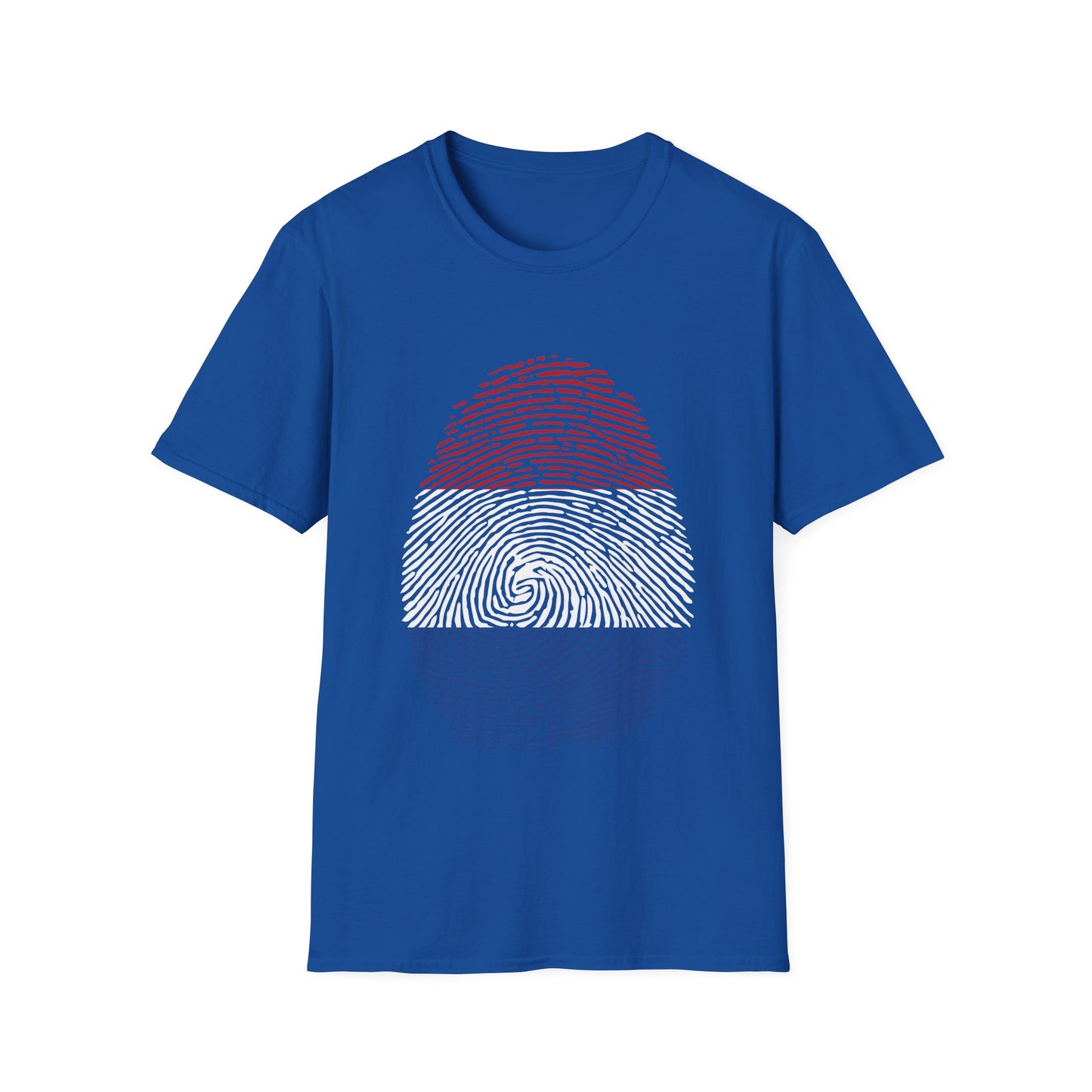 NETHERLAND Fingerprint flag Soccer World Cup Fan T-Shirt (WOMEN)