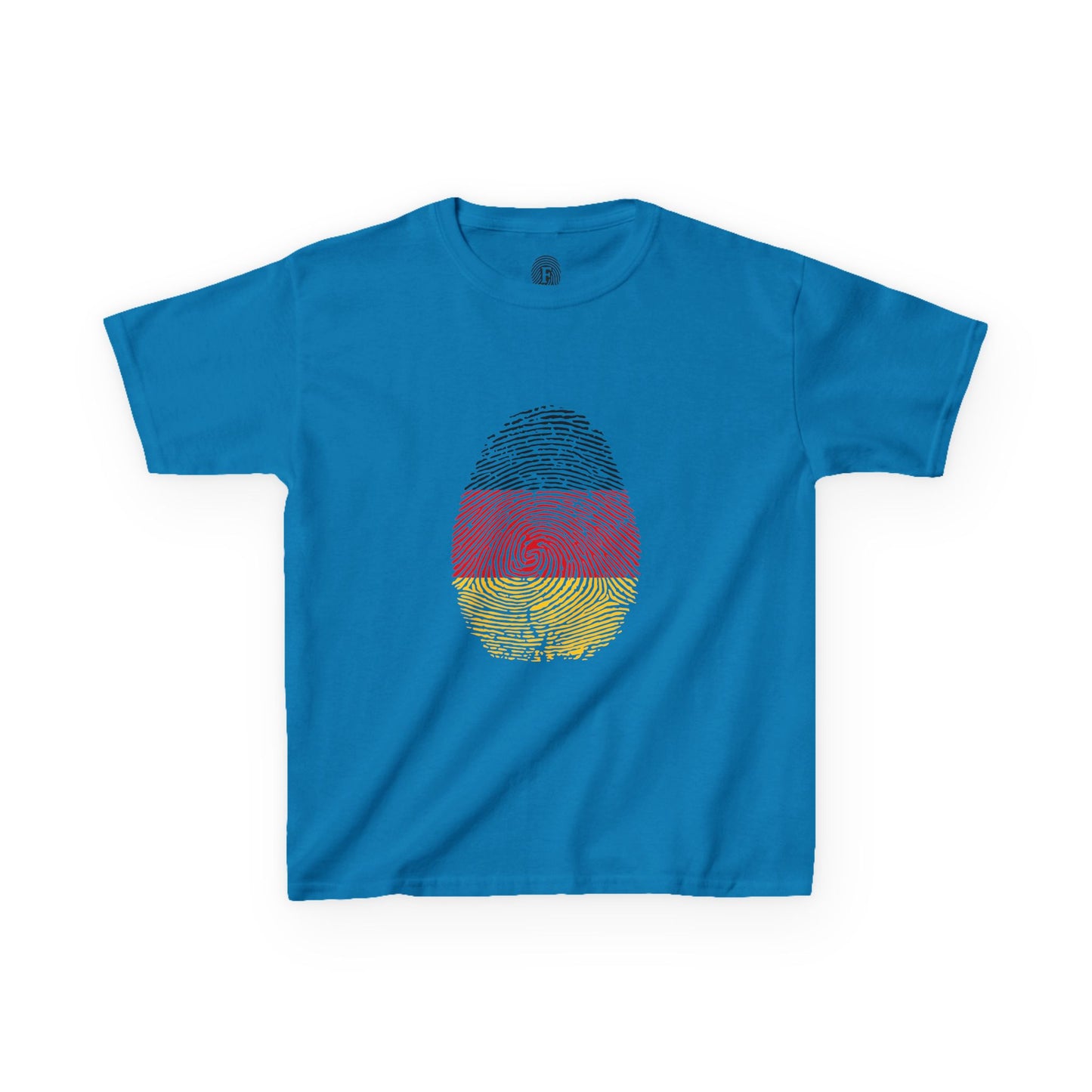 GERMANY Fingerprint flag Soccer World Cup Fan T-Shirt (KIDS - UNISEX)