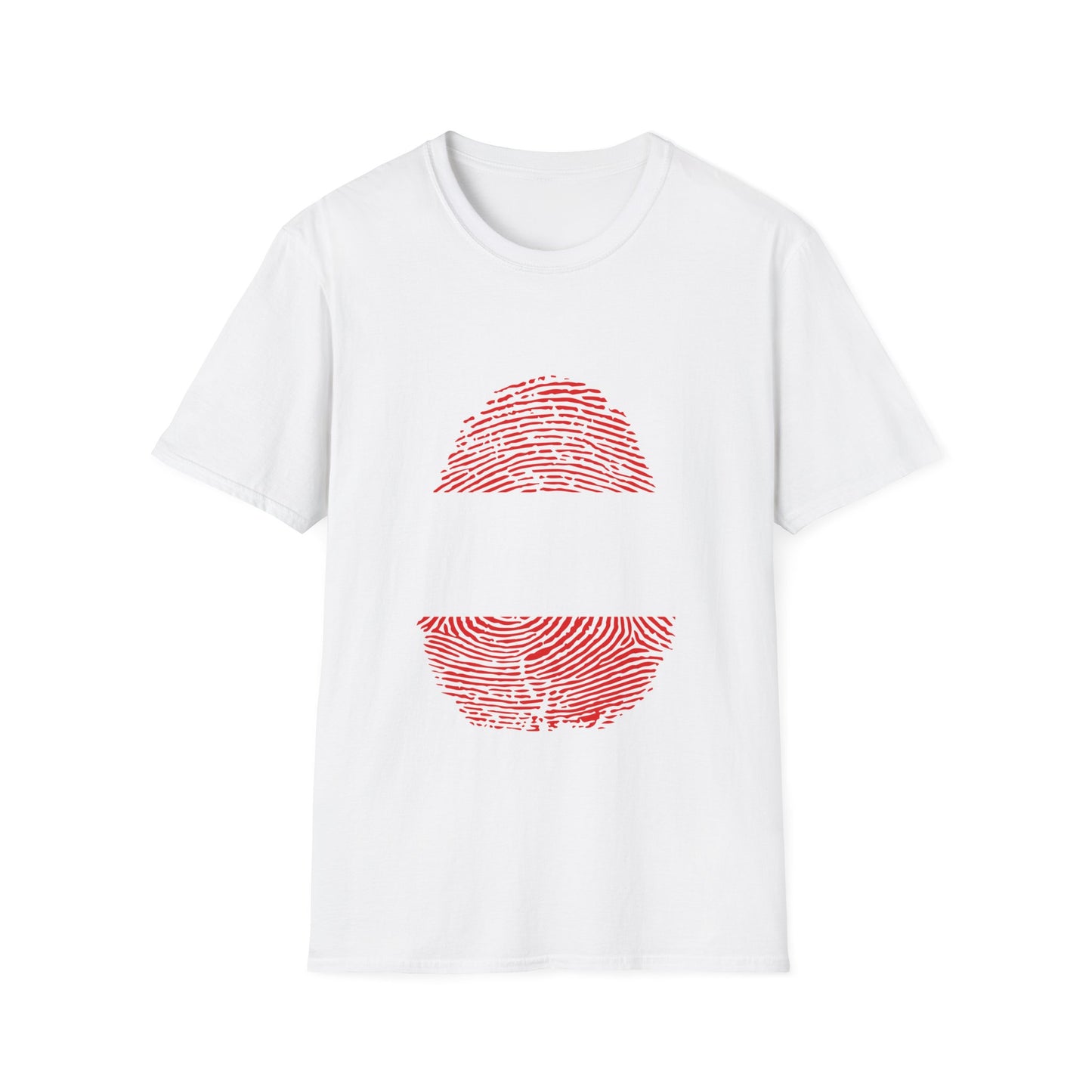 AUSTRIA Fingerprint flag Soccer World Cup Fan T-Shirt (WOMEN)