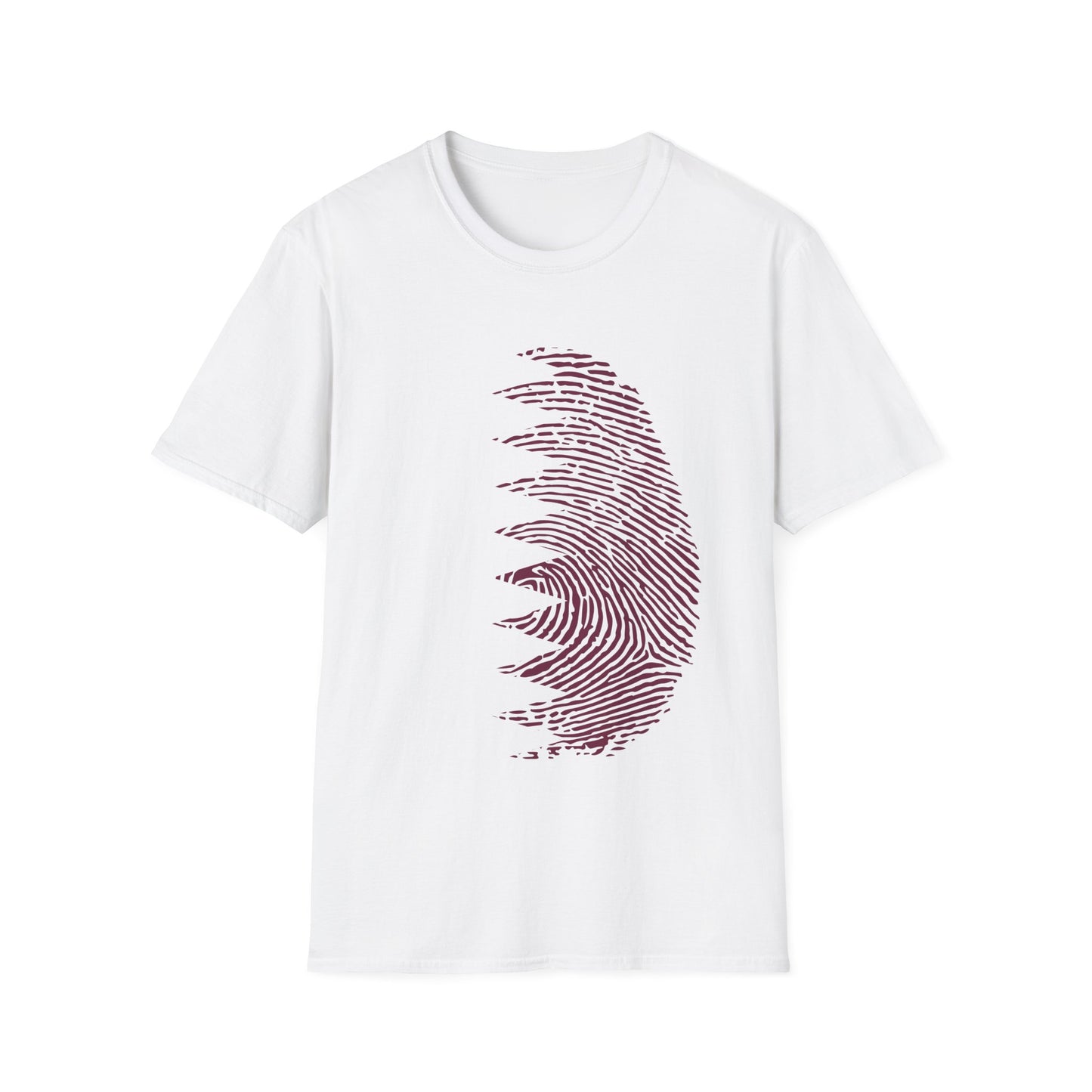 QATAR Fingerprint flag Soccer World Cup Fan T-Shirt (WOMEN)