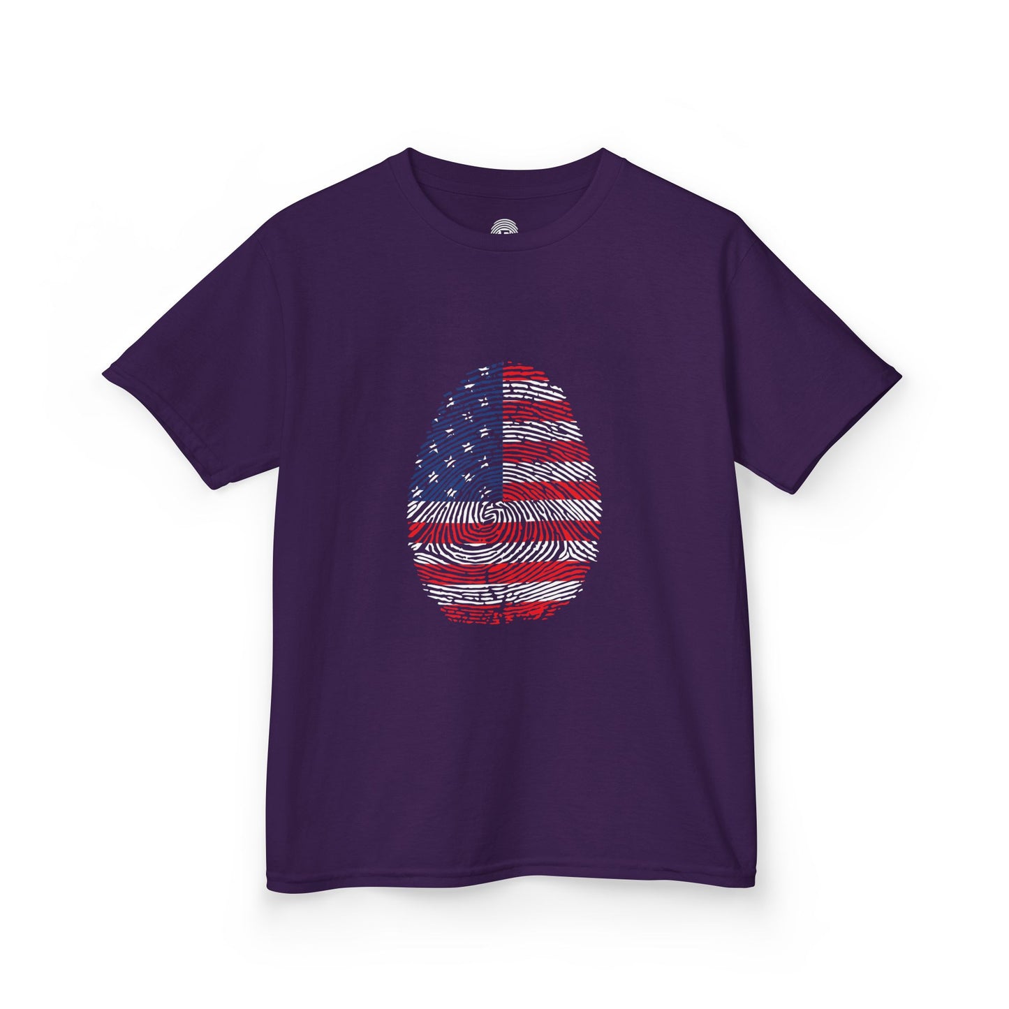 USA Fingerprint flag Soccer World Cup Fan T-Shirt (KIDS - UNISEX)