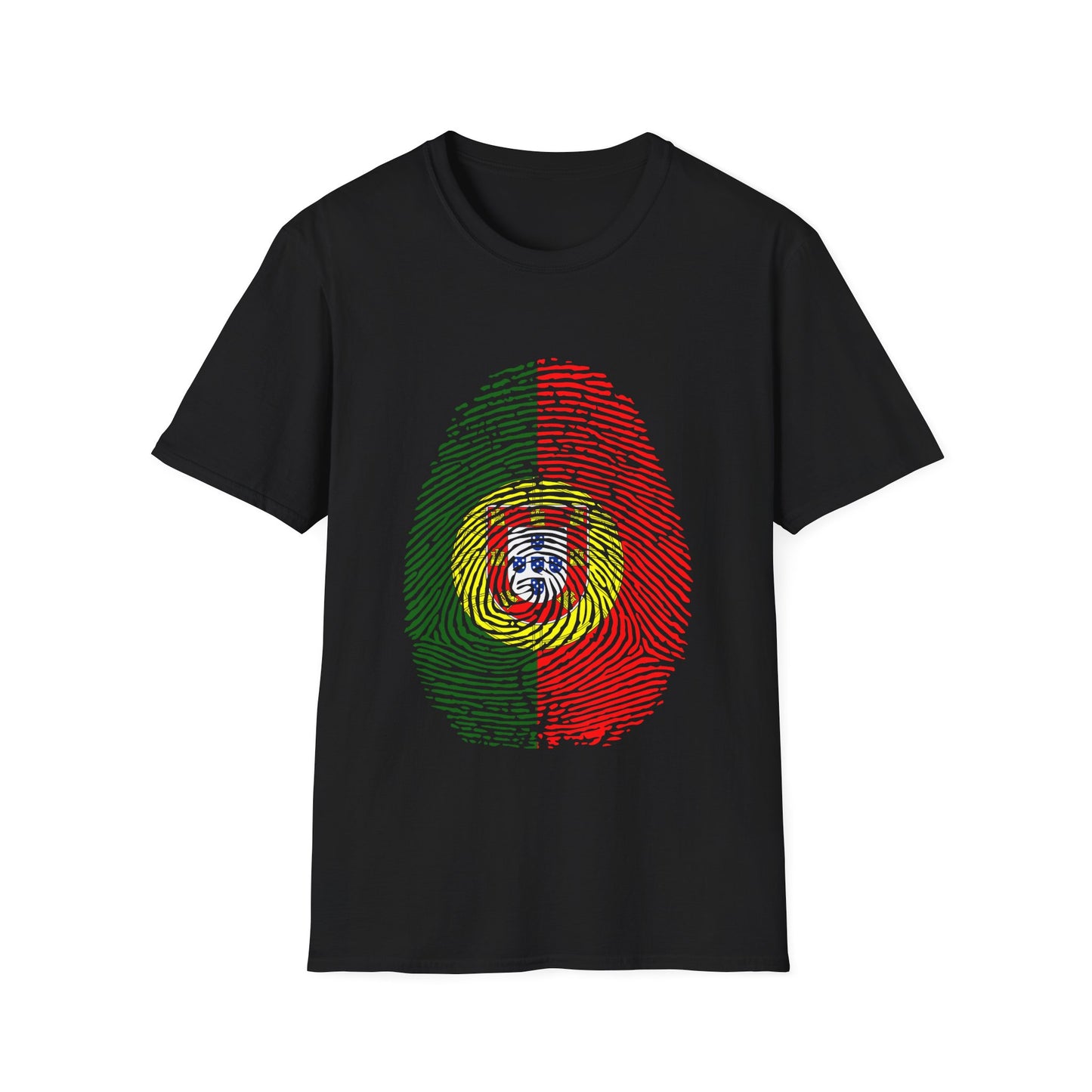 PORTUGAL Fingerprint flag Soccer World Cup Fan T-Shirt (WOMEN)