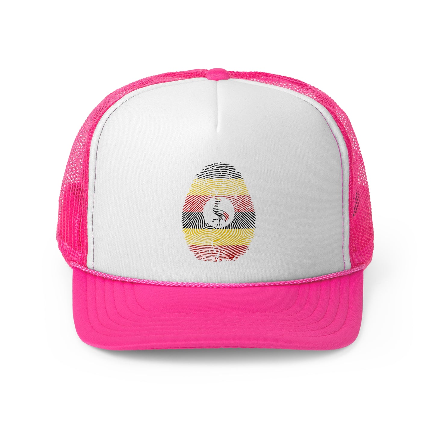 UGANDA Fingerprint flag Soccer World Cup Fan Hat (UNISEX)