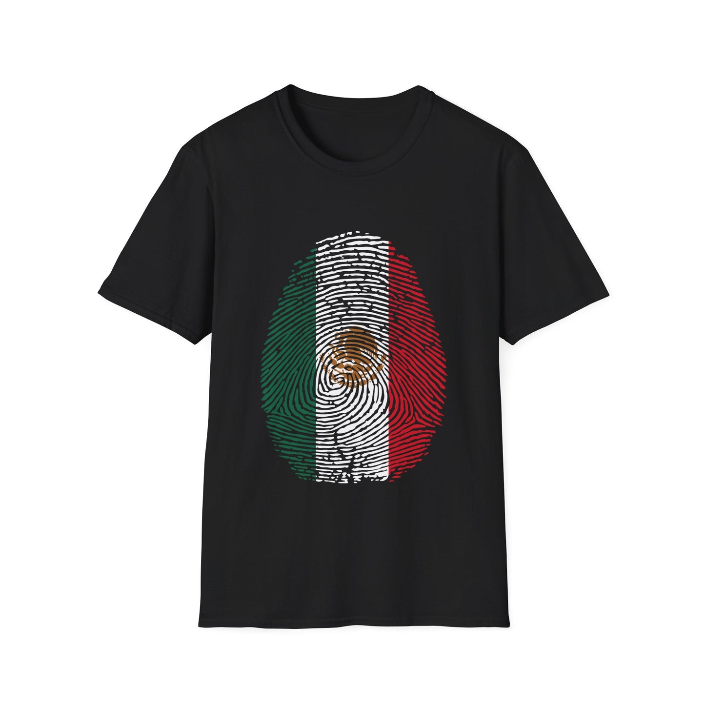 MEXICO Fingerprint flag Soccer World Cup Fan T-Shirt (WOMEN)