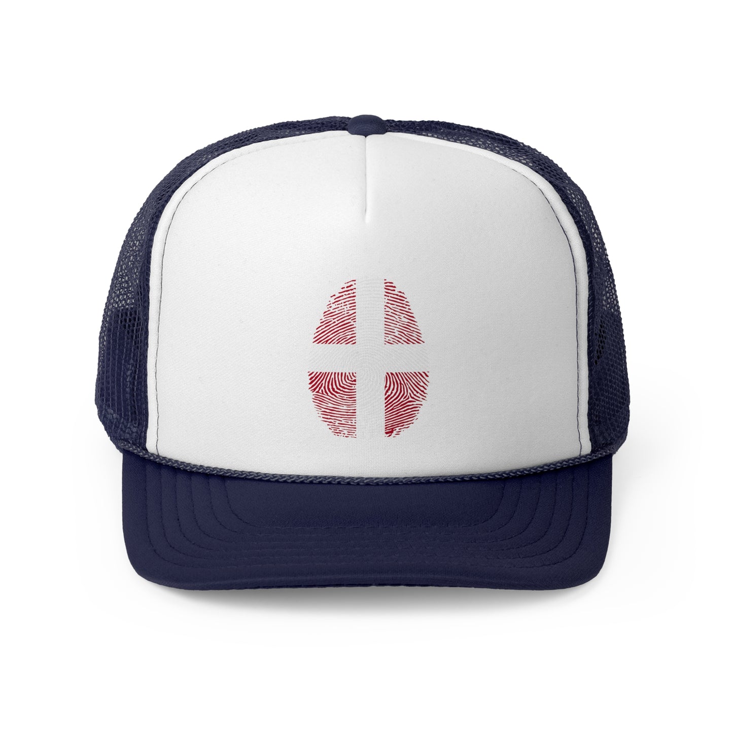 DENMARK Fingerprint flag Soccer World Cup Fan Hat (UNISEX)