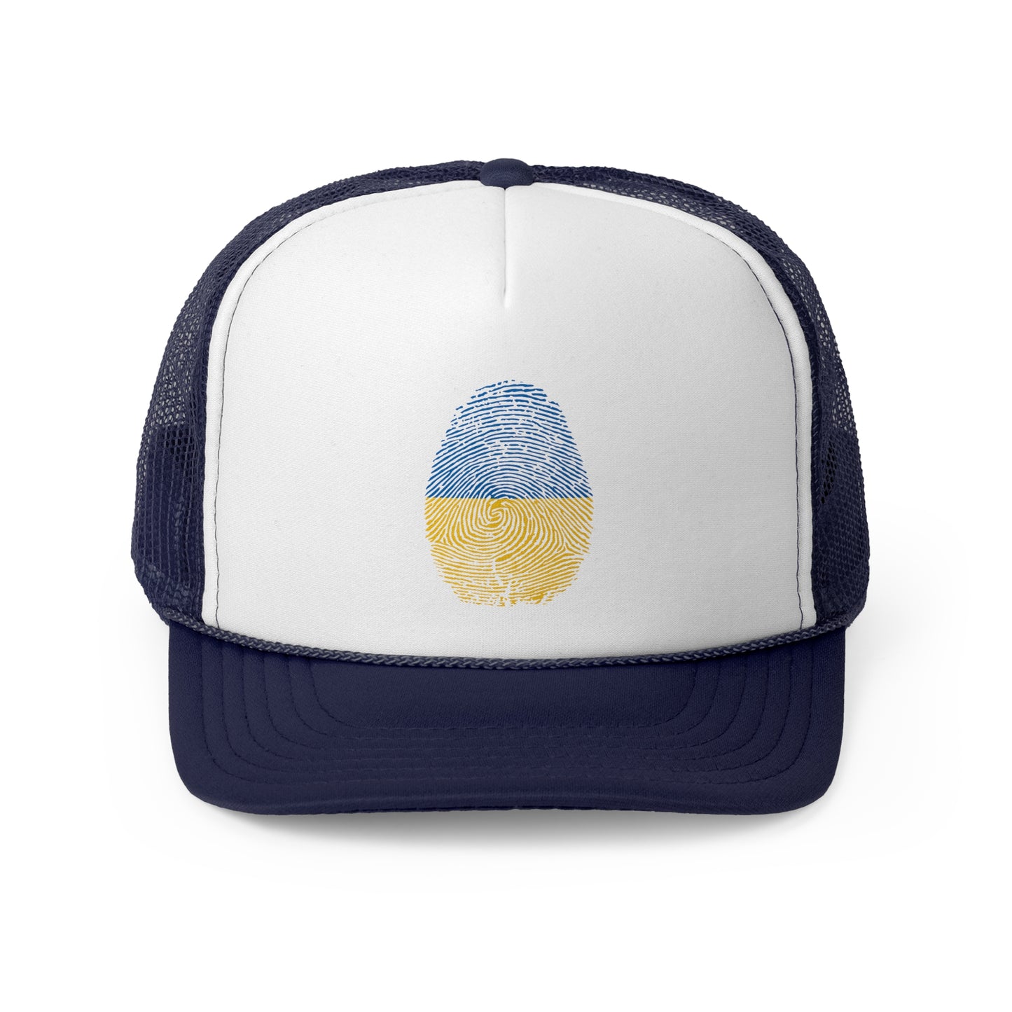 UKRAINE Fingerprint flag Soccer World Cup Fan Hat (UNISEX)