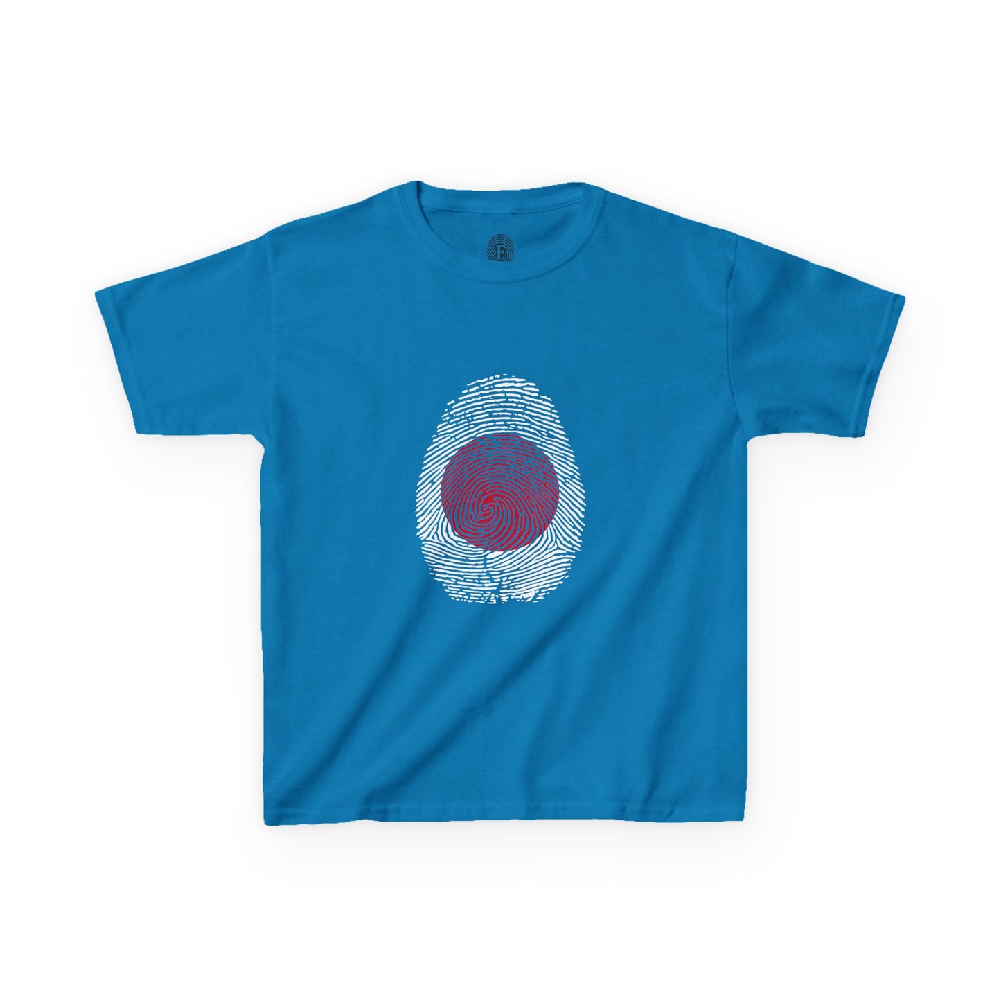 JAPAN Fingerprint flag Soccer World Cup Fan T-Shirt (KIDS - UNISEX)