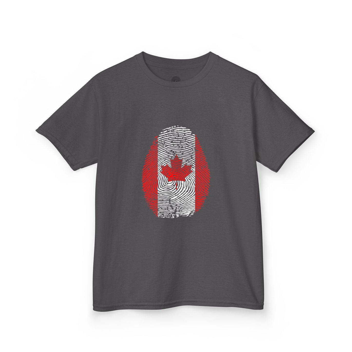 CANADA Fingerprint flag Soccer World Cup Fan T-Shirt (KIDS - UNISEX)