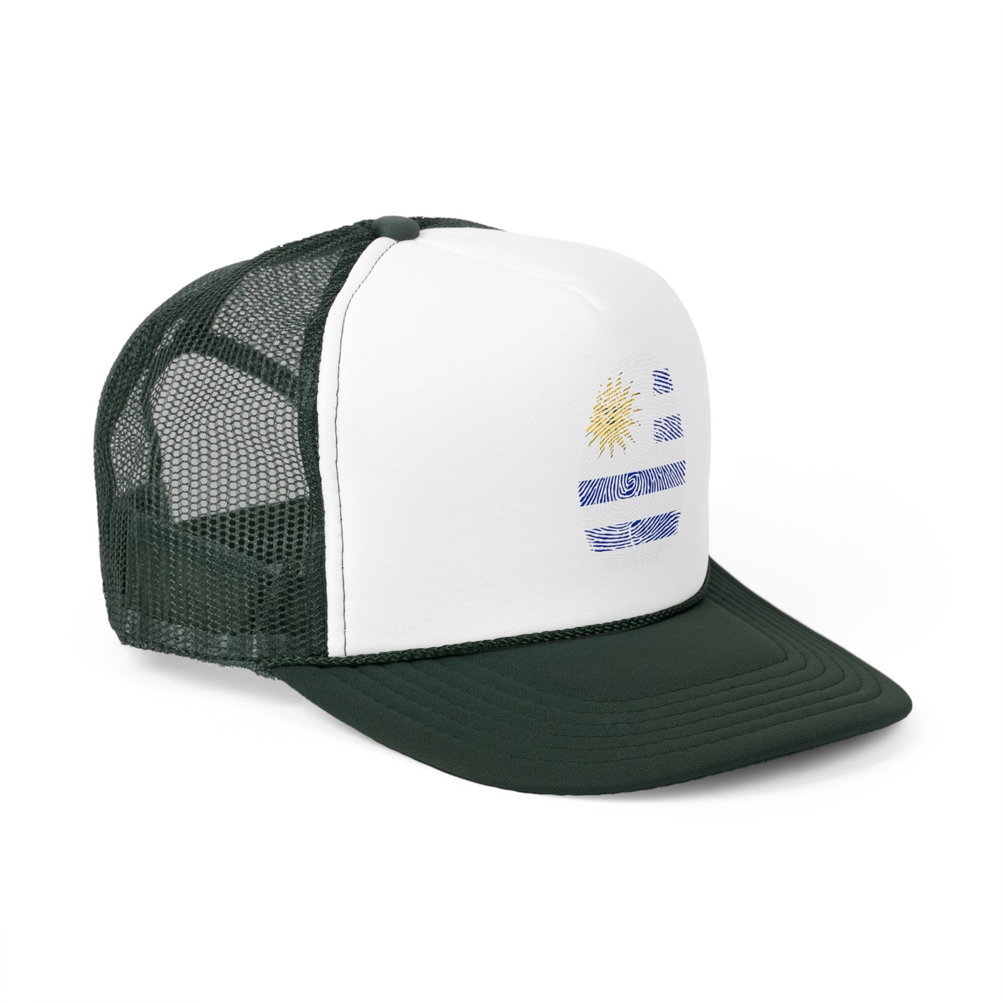 URUGUAY Fingerprint flag Soccer World Cup Fan Hat (UNISEX)