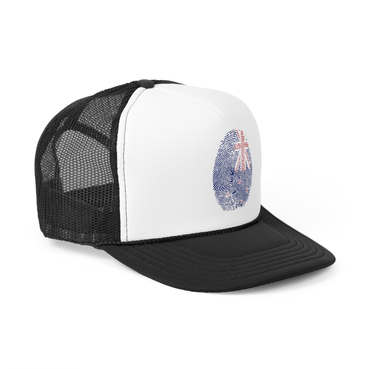 NEW ZEALAND Fingerprint flag Soccer World Cup Fan Hat (UNISEX)