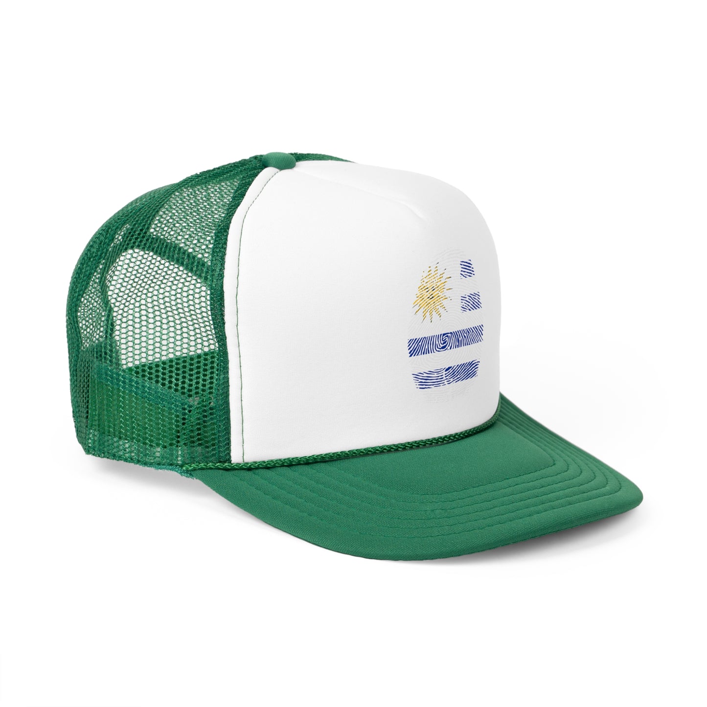 URUGUAY Fingerprint flag Soccer World Cup Fan Hat (UNISEX)